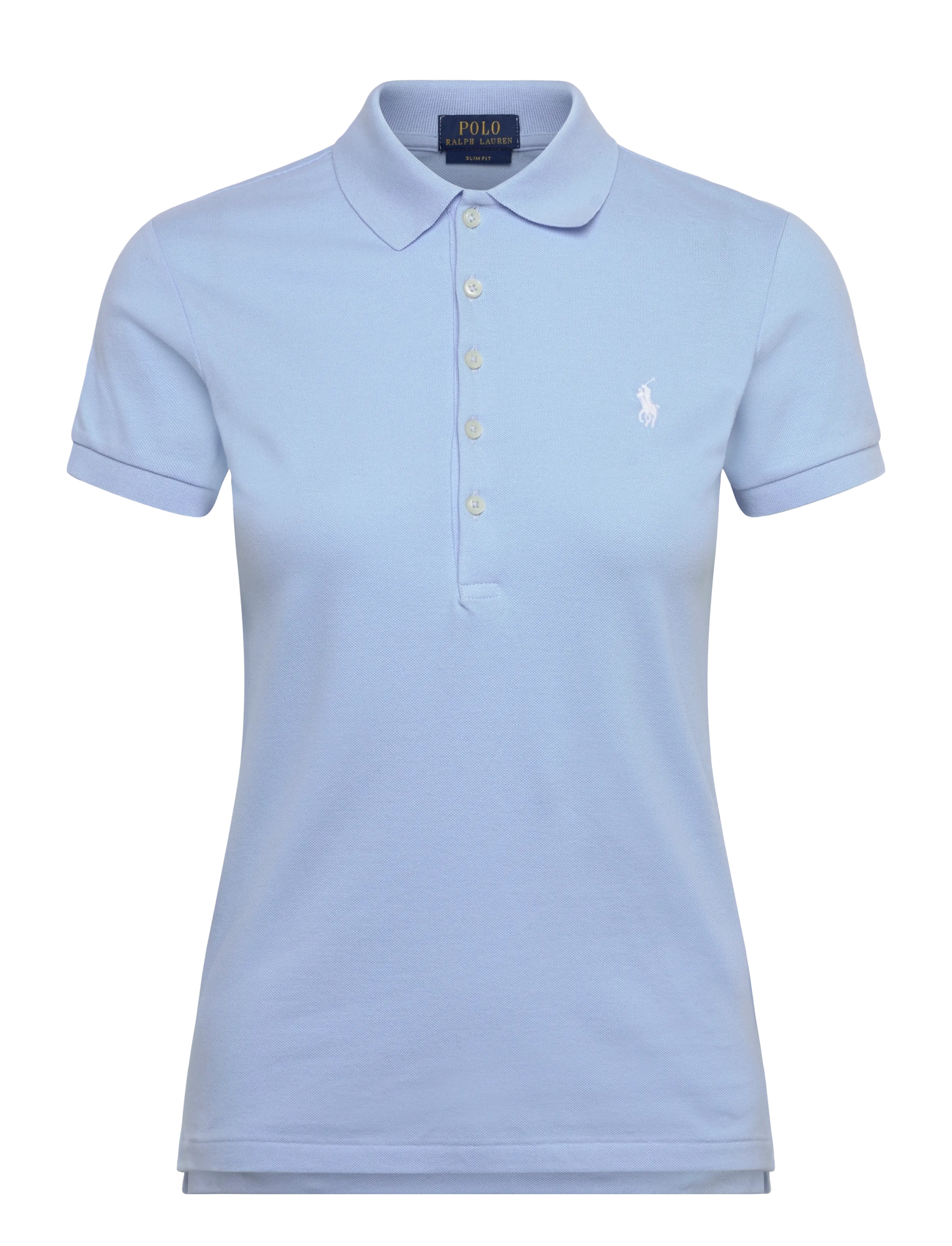 Polo Ralph Lauren 30/1S Gs Str Mesh-Knt-Polo, XL, T-shirts & Oberteile, Blau - Short-sleeved, Frauen
