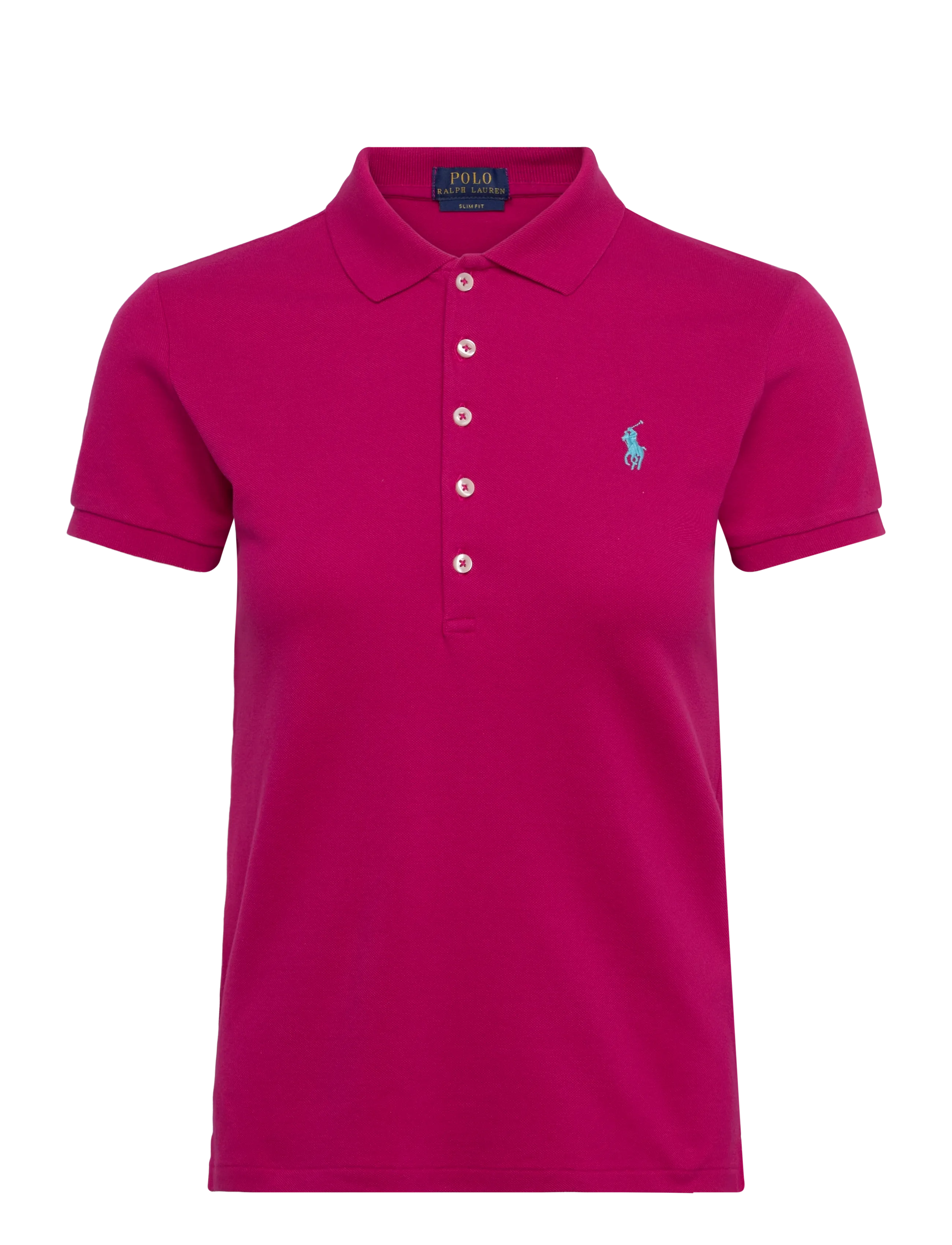 POLO RALPH LAUREN 30/1S Gs Str Mesh-Knt-Polo Pink - M - Damen