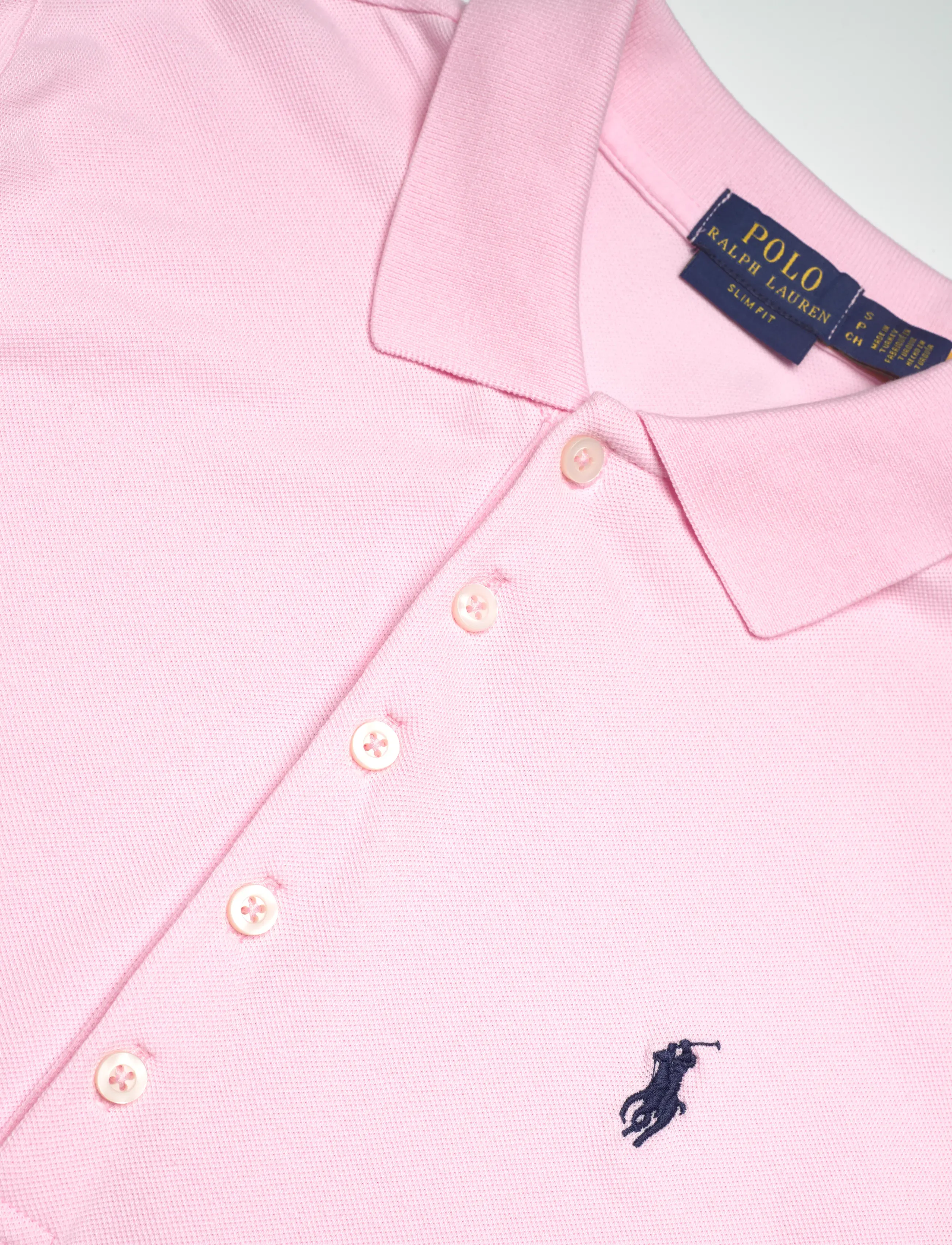 Polo Ralph Lauren - 30/1S GS STR MESH-KNT-POLO - poloskjorter - sunkissed pink - 2