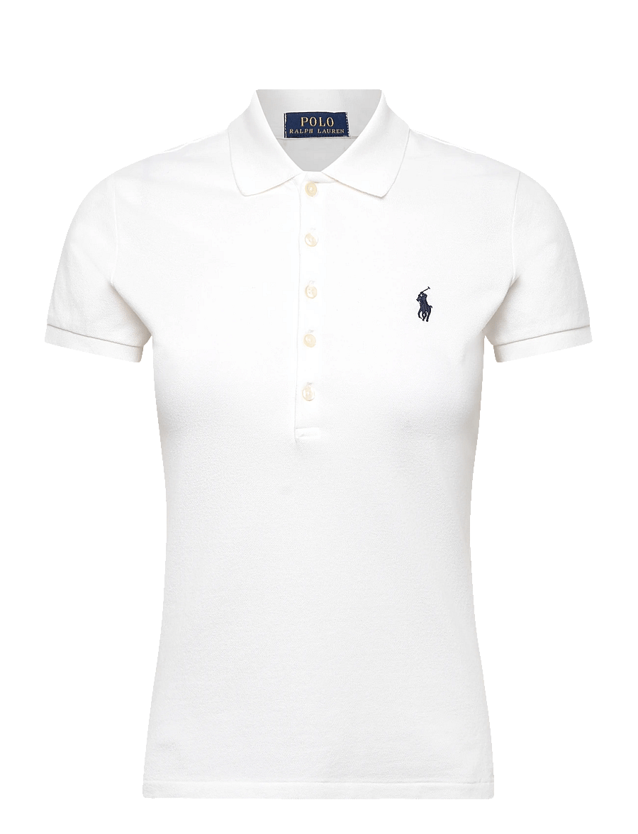 Polo Ralph Lauren - 30/1S GS STR MESH-KNT-POLO - t-shirts & tops - white - 0
