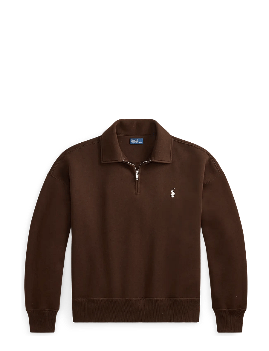 Polo Ralph Lauren - Sweatshirt med kort dragkedja - sweatshirts & hoodies - circuit brown - 2