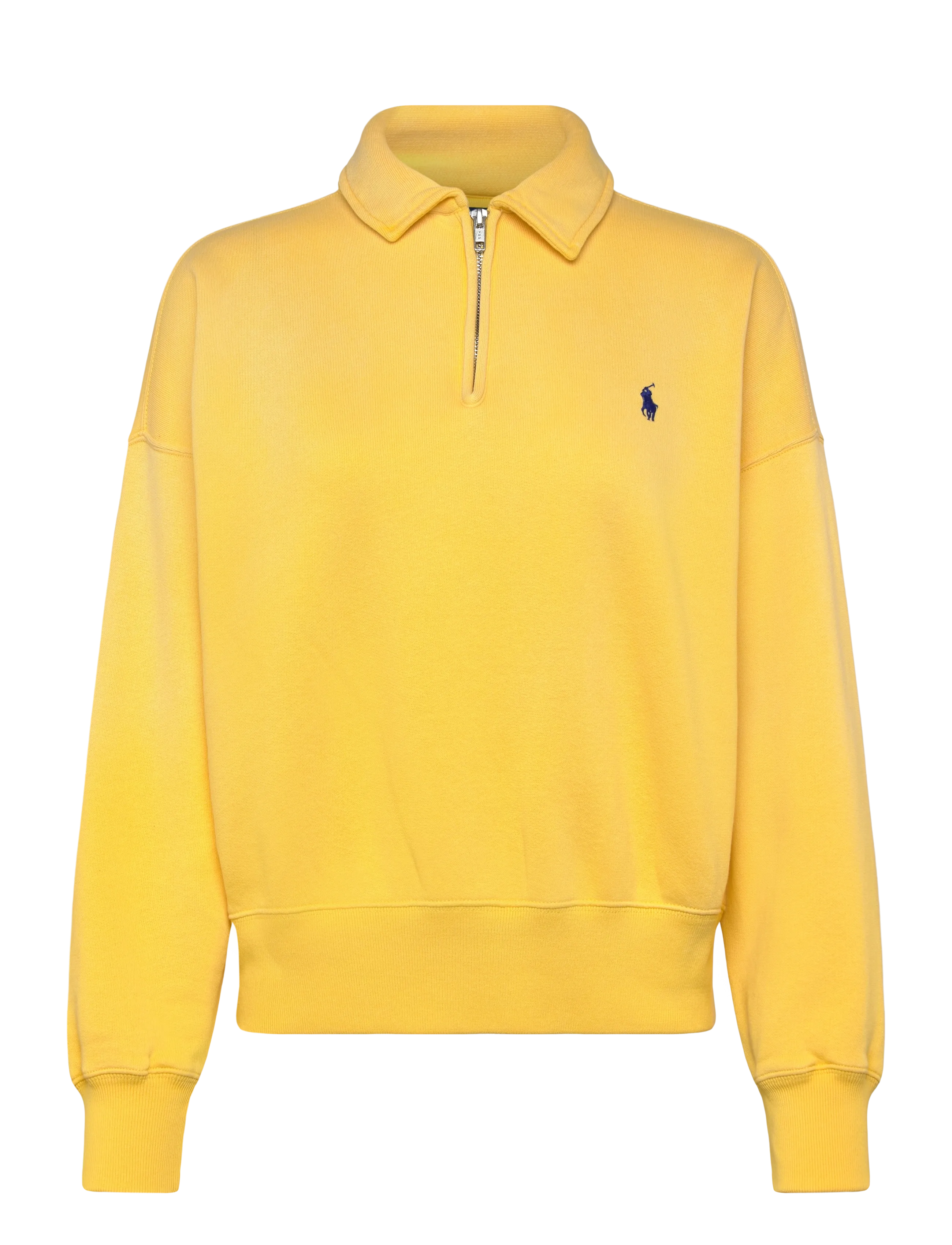 POLO RALPH LAUREN Fleece Quarter-Zip Gelb - XS - Damen