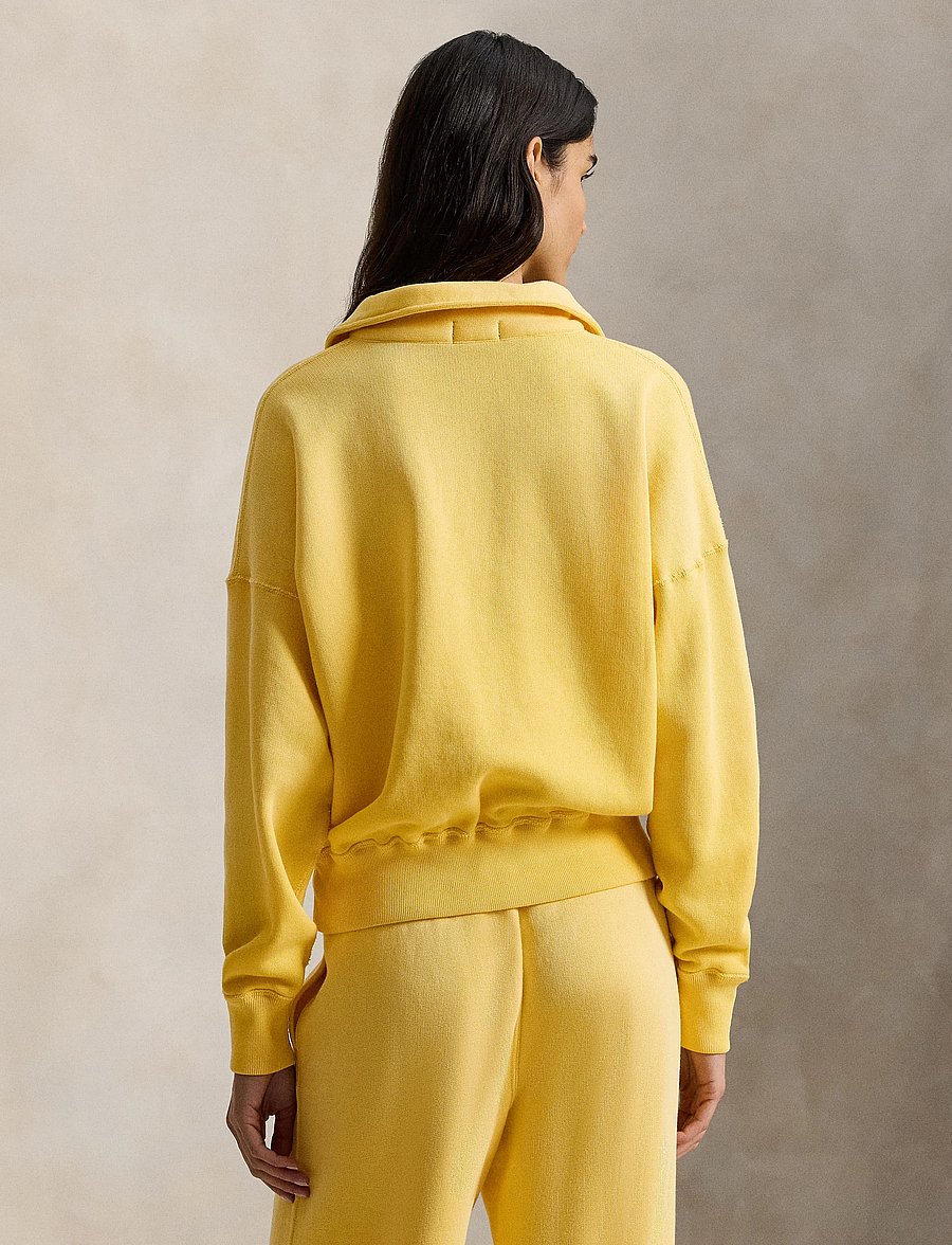 Polo Ralph Lauren - Fleece Quarter-Zip - sweatshirts & hoodies - collegiate yellow - 3