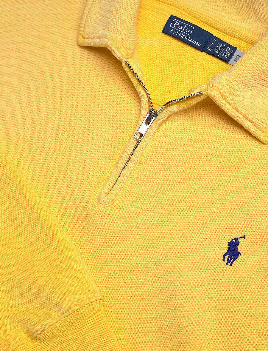 Polo Ralph Lauren - Fleece Quarter-Zip - sweatshirts & hoodies - collegiate yellow - 5