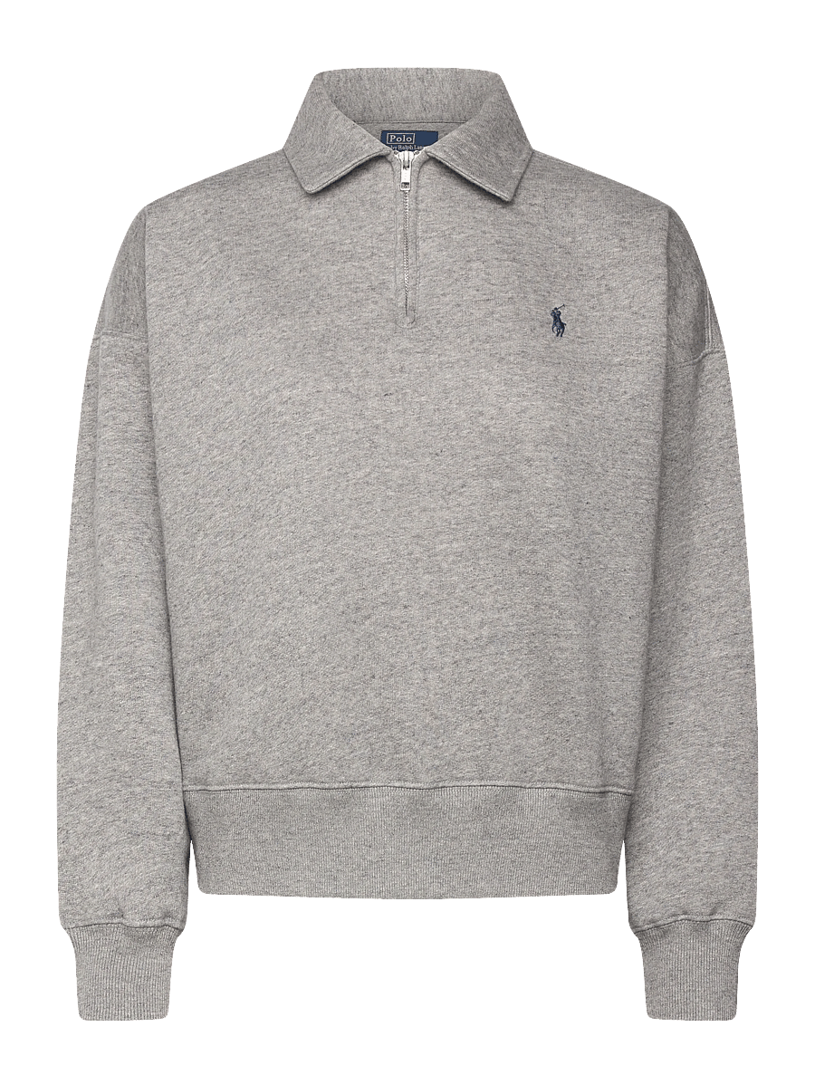 Polo Ralph Lauren - Fleece Quarter-Zip - sweatshirts & hoodies - dark vintage heat - 0