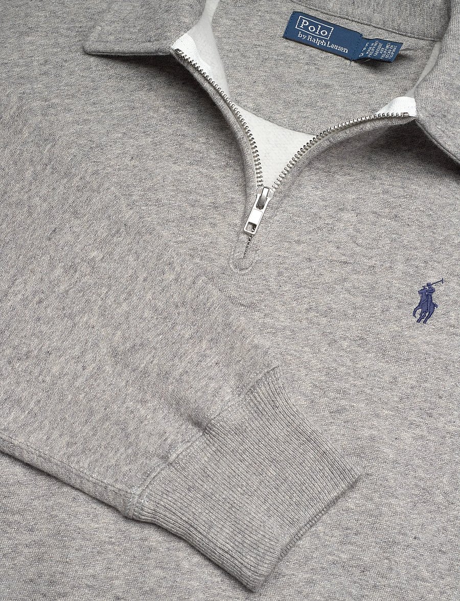 Polo Ralph Lauren - Fleece Quarter-Zip - sweatshirts & hoodies - dark vintage heat - 2