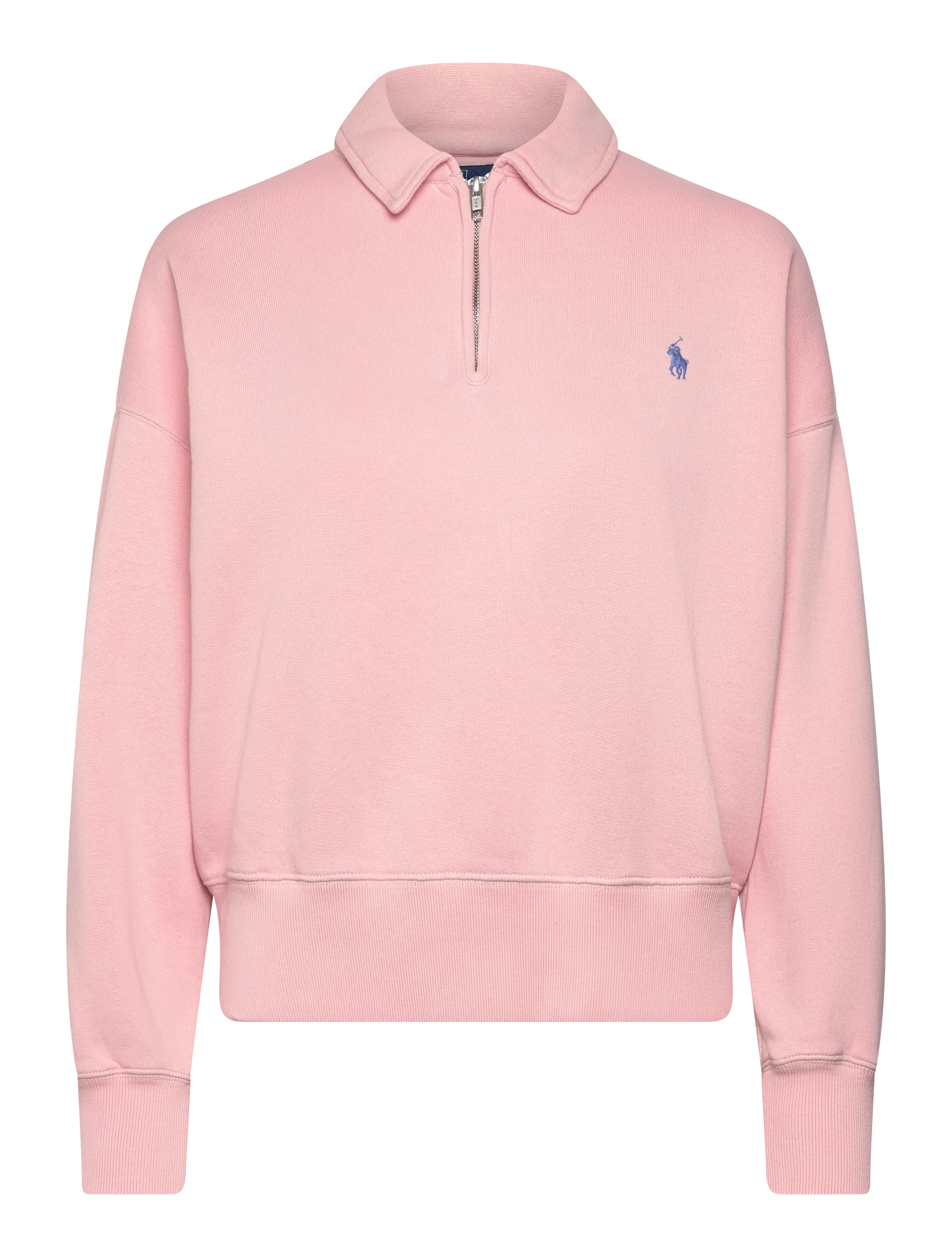 Polo Ralph Lauren Fleece Quarter-Zip - Riided - PINK SAND / pink/rose