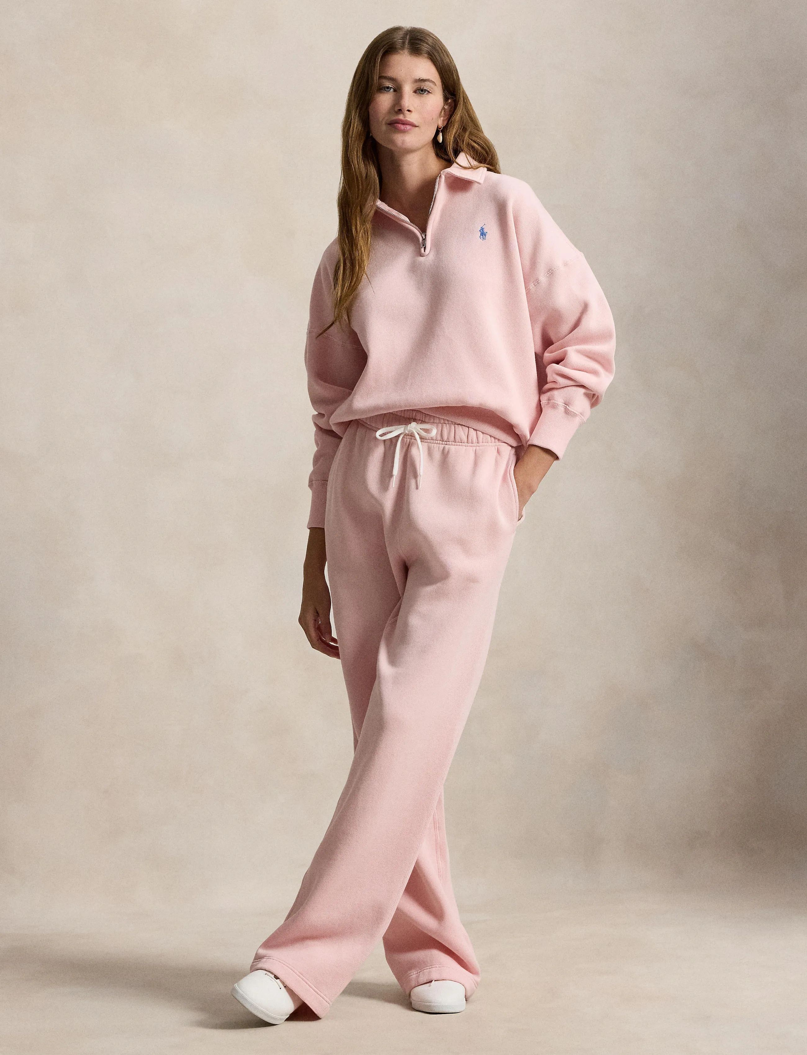 Polo Ralph Lauren ARCTIC FLEECE-KNT-SWEATSHIRT - Ralph Lauren - PINK SAND / pink/rose
