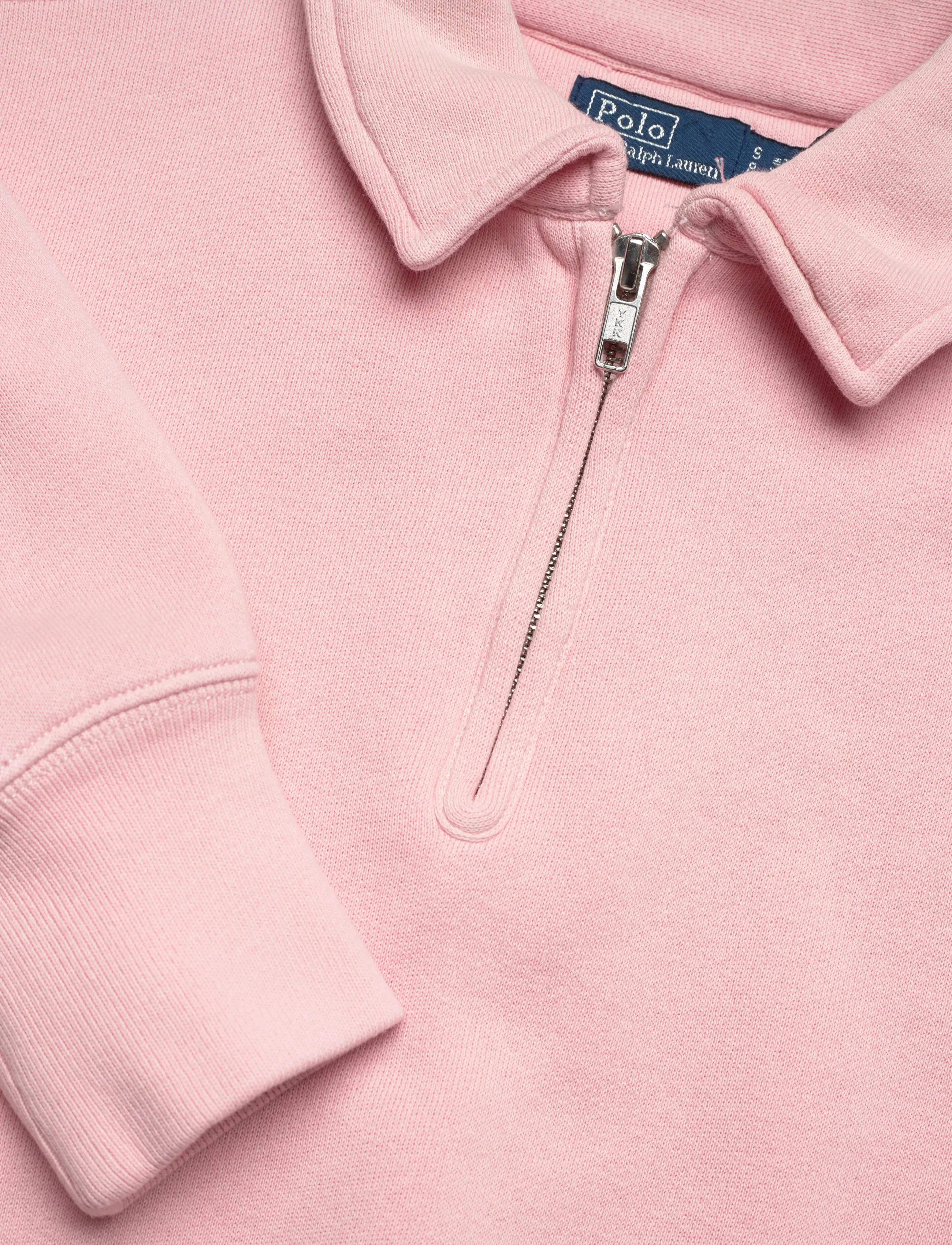 Polo Ralph Lauren - Fleece Quarter-Zip - sweatshirts & hættetrøjer - pink sand - 3