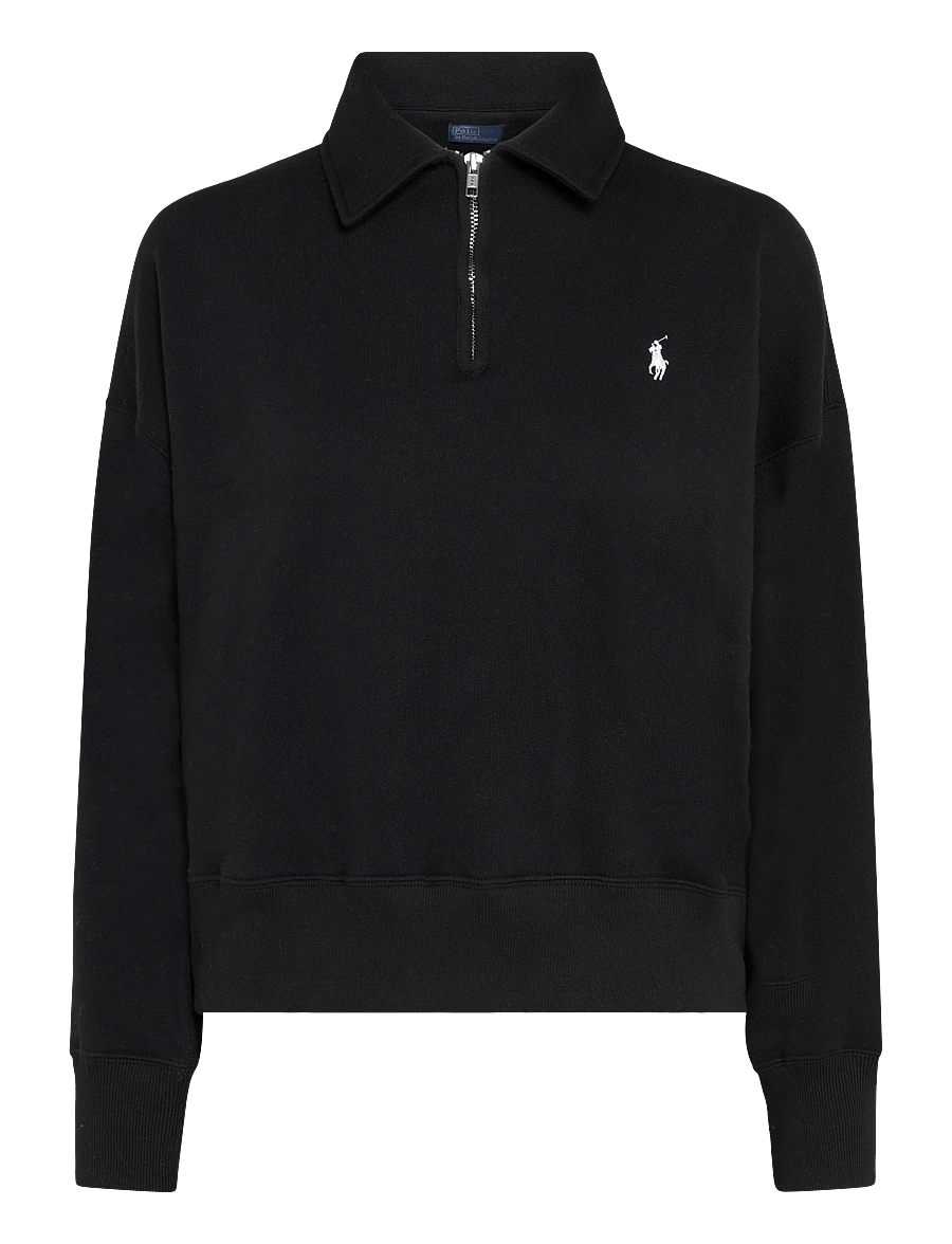 Polo Ralph Lauren - Fleece Quarter-Zip - sweatshirts & hoodies - polo black - 2