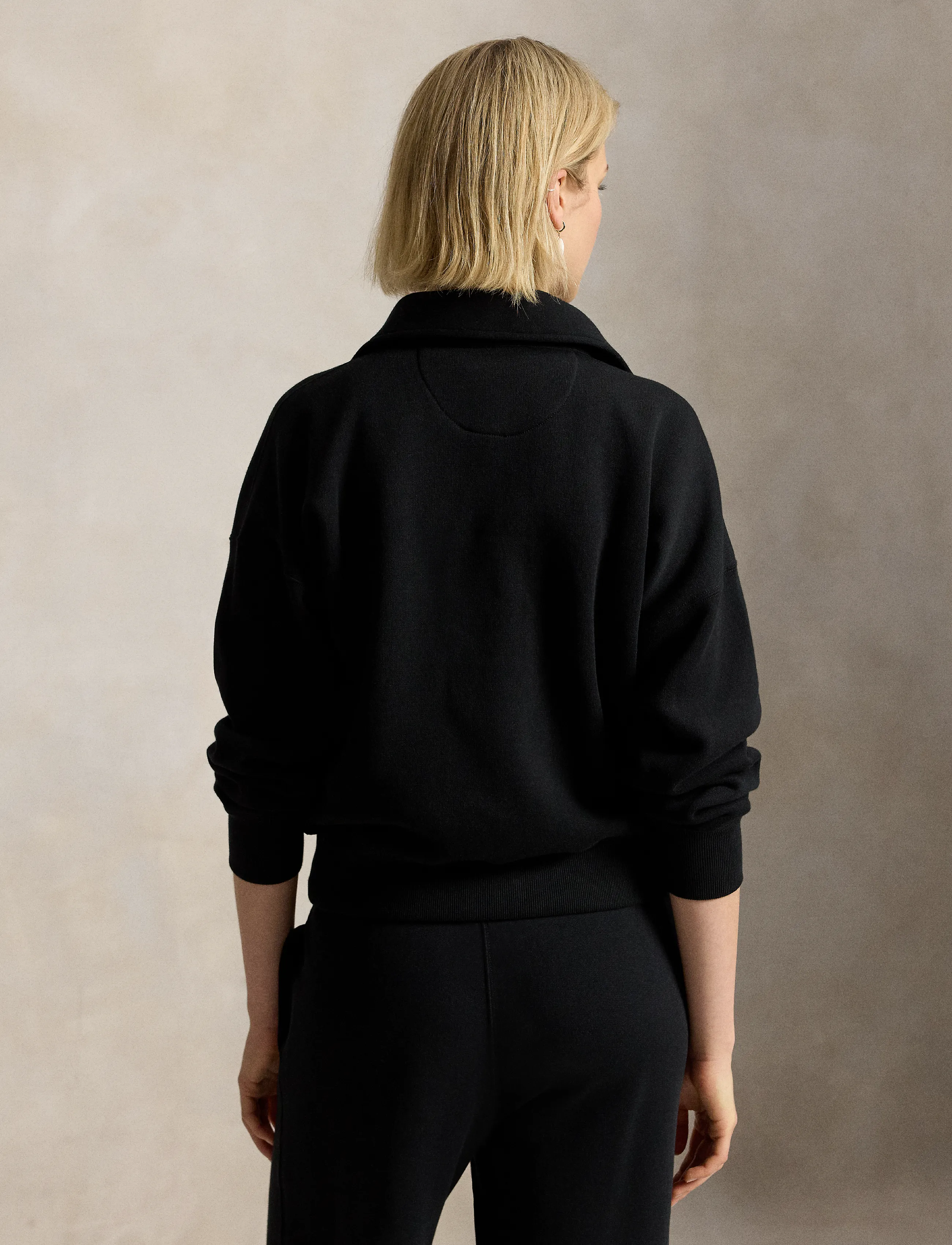 Polo Ralph Lauren - Sweatshirt med kort dragkedja - sweatshirts & hoodies - polo black - 3