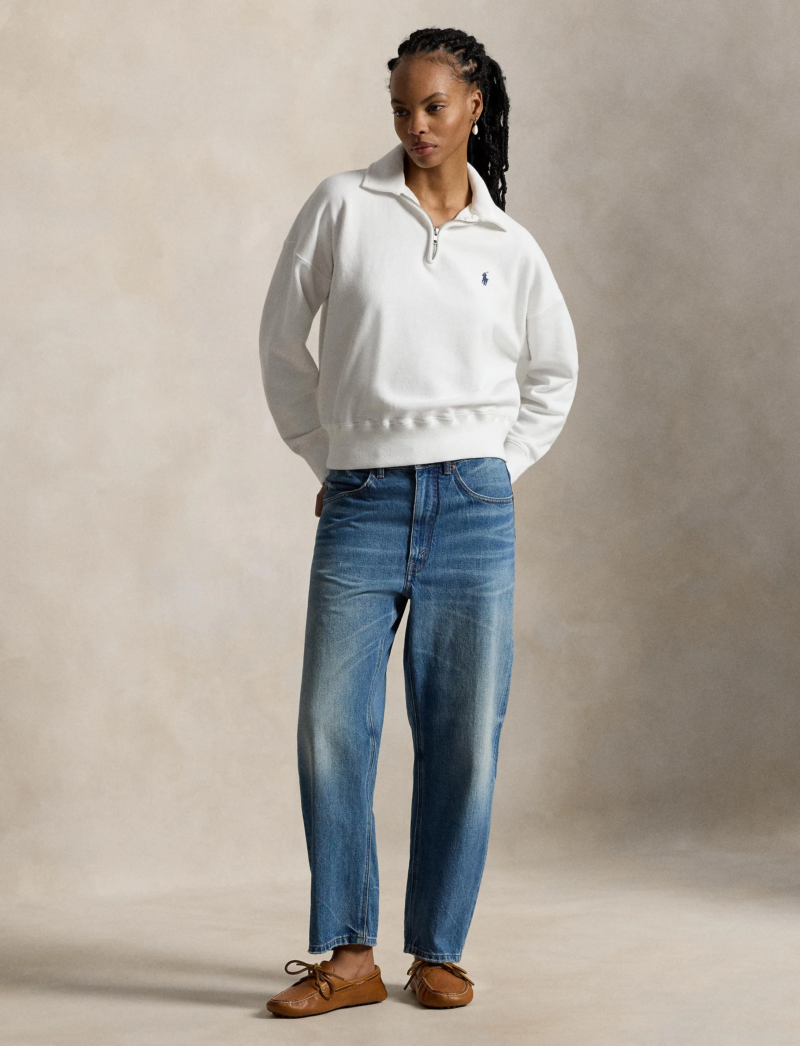 Polo Ralph Lauren - ARCTIC FLEECE-KNT-SWEATSHIRT - sweatshirts et sweats à capuche - white - 5