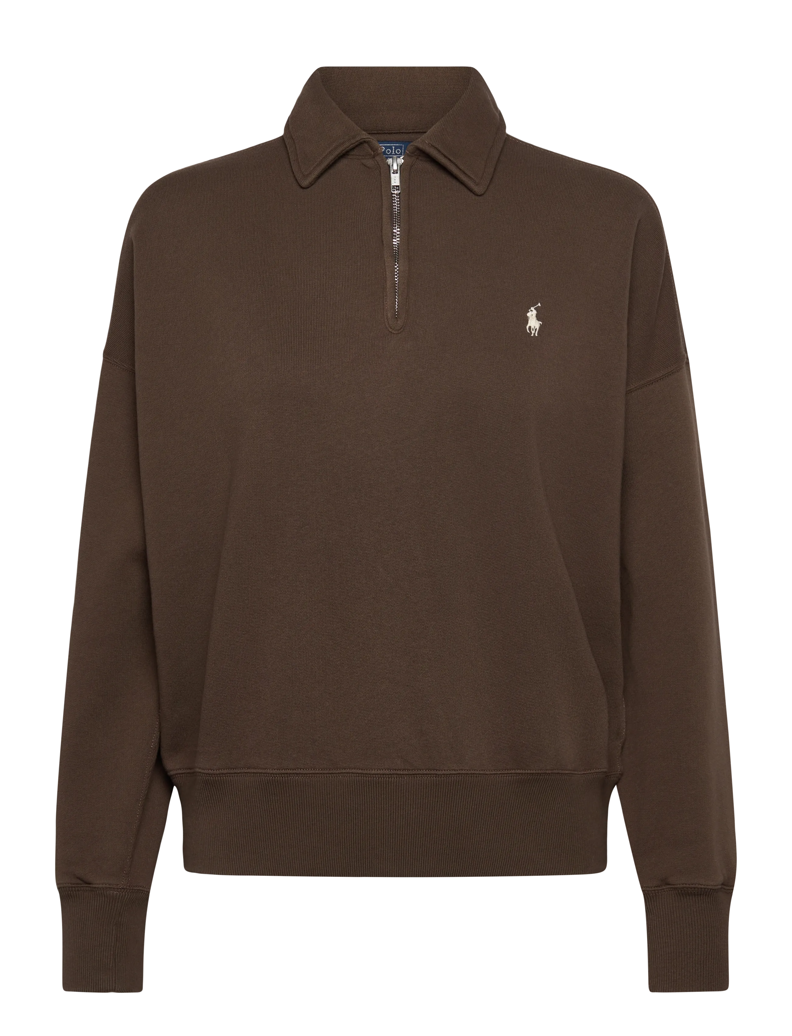 Polo Ralph Lauren - ARCTIC FLEECE-KNT-SWEATSHIRT - sweatshirts et sweats à capuche - york brown - 1