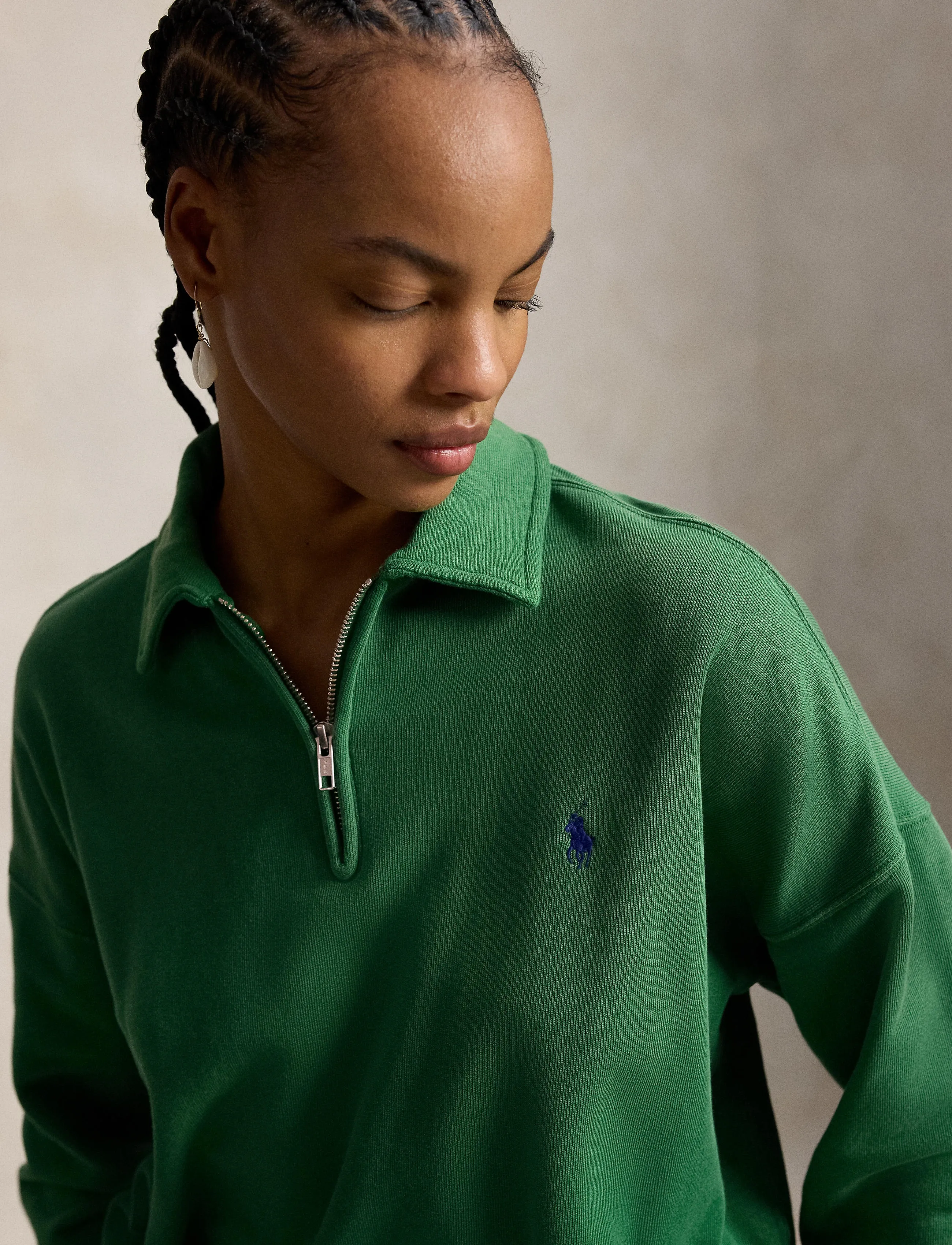 Polo Ralph Lauren - Lightweight Fleece Quarter-Zip - sweatshirts et sweats à capuche - fiji green - 4