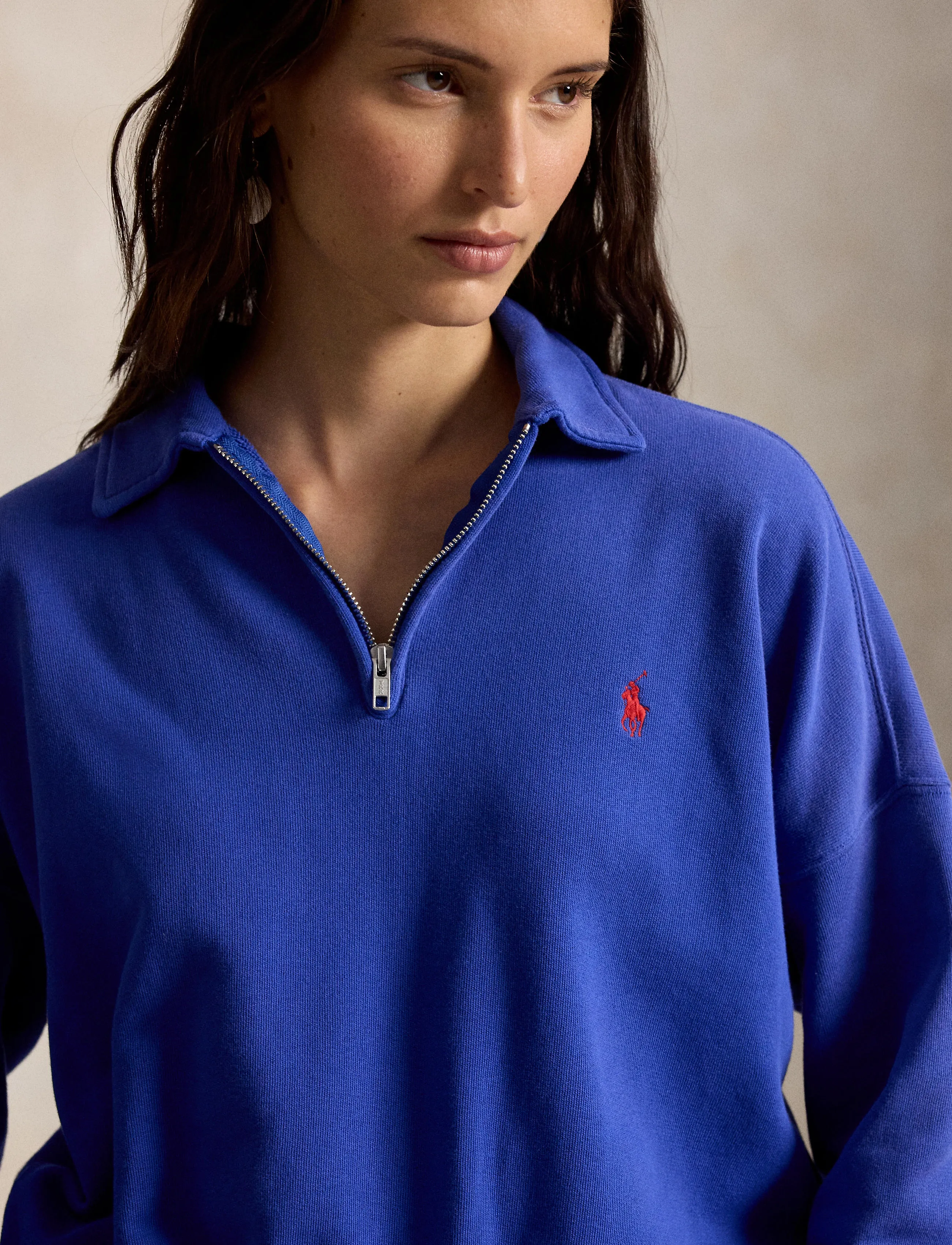 Polo Ralph Lauren - Lightweight Fleece Quarter-Zip - sweatshirts et sweats à capuche - gala blue - 4
