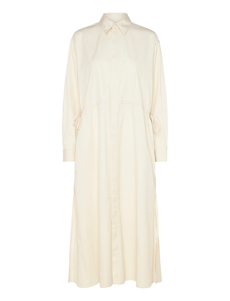 Polo Ralph Lauren - Cotton Drawcord Shirtdress - skjortekjoler - authentic cream - 0