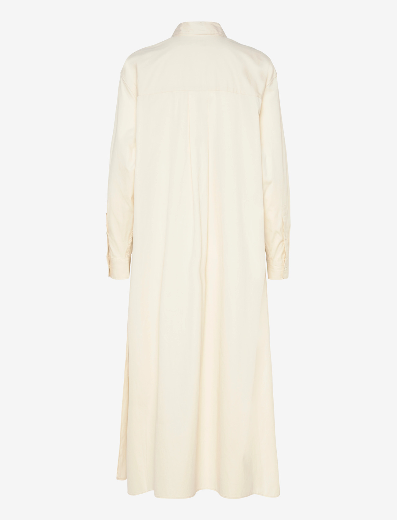 Polo Ralph Lauren - Cotton Drawcord Shirtdress - skjortklänningar - authentic cream - 1