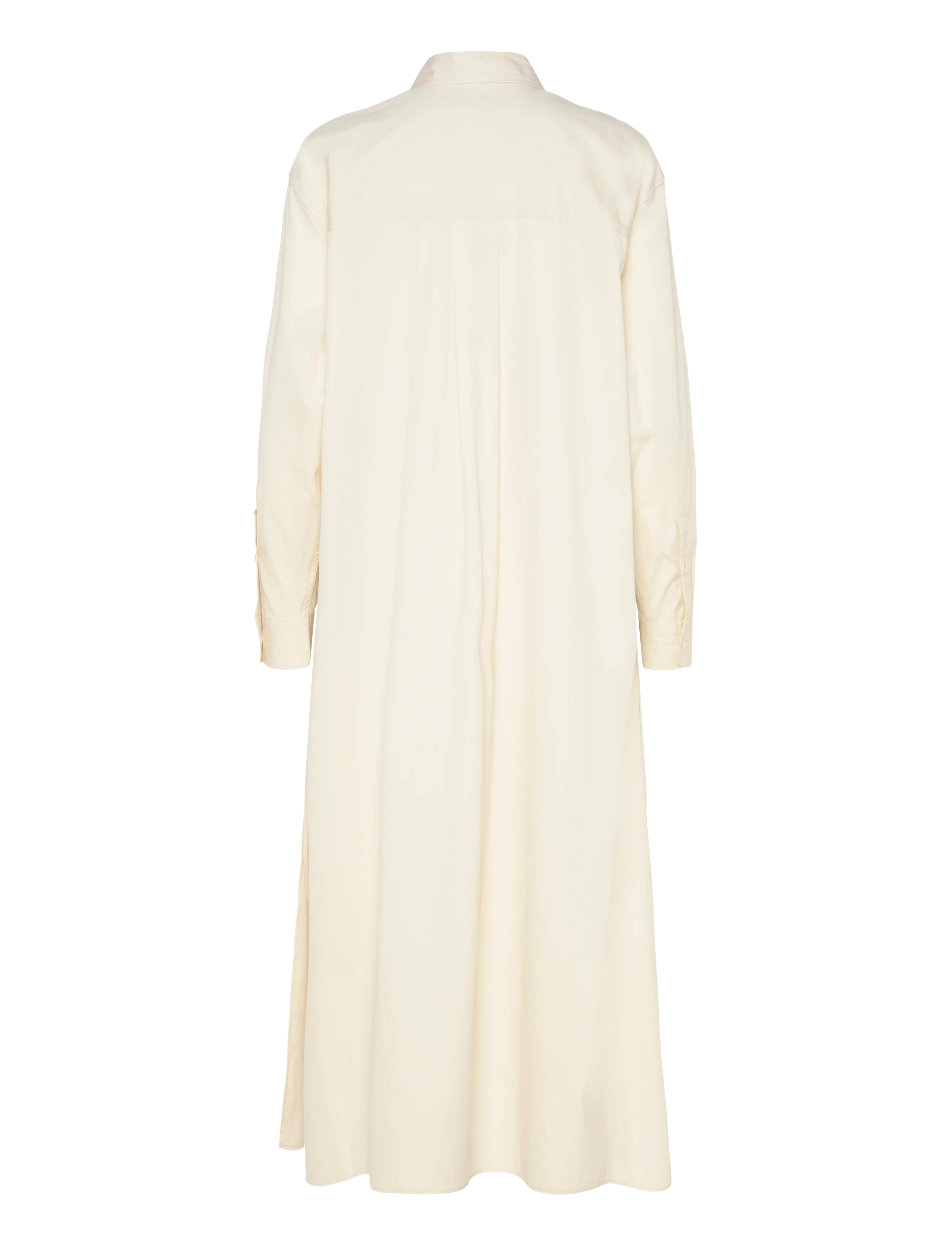 Polo Ralph Lauren - Cotton Drawcord Shirtdress - midi-kleider - authentic cream - 1