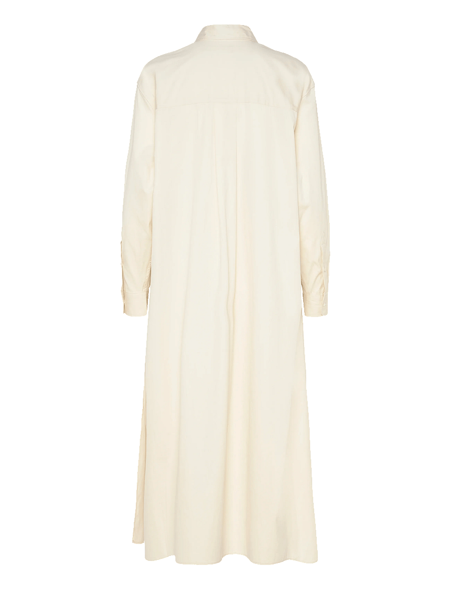 Polo Ralph Lauren - Cotton Drawcord Shirtdress - midi-kleider - authentic cream - 1