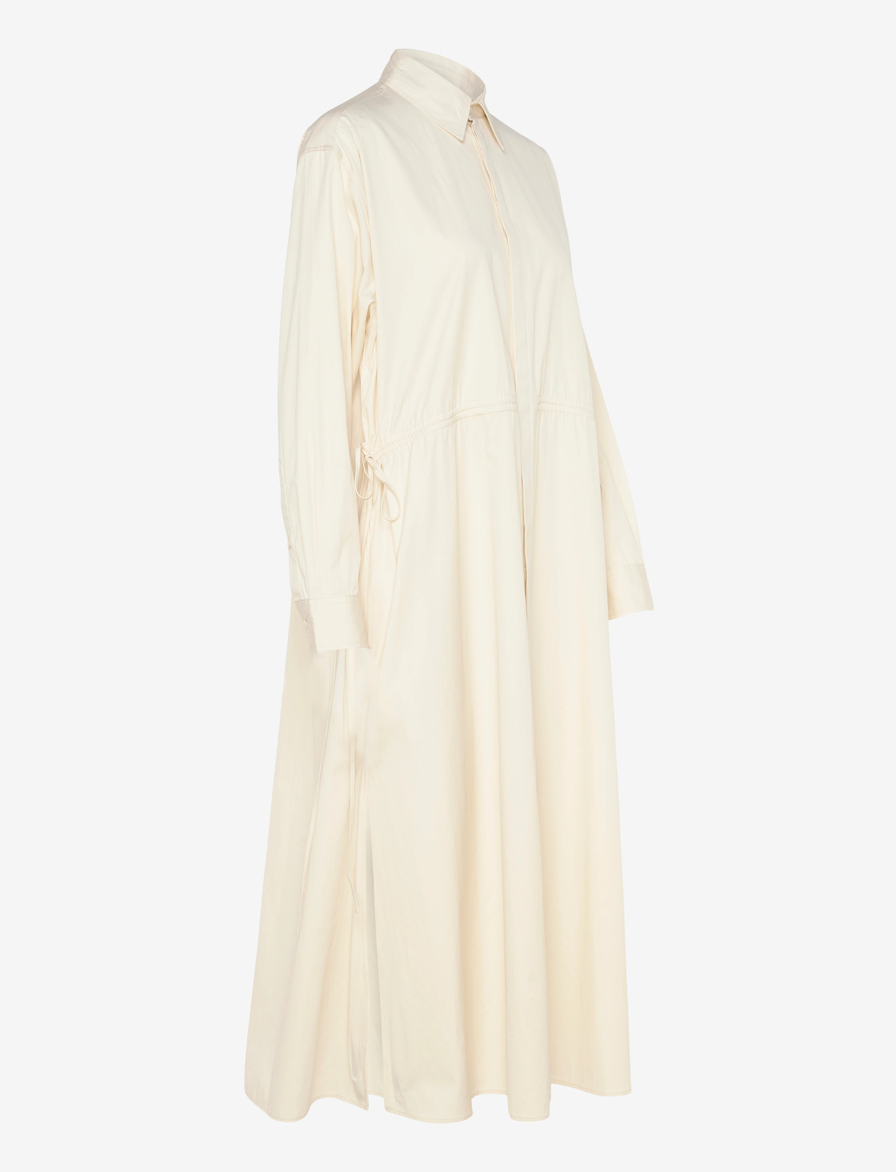 Polo Ralph Lauren - Cotton Drawcord Shirtdress - skjortklänningar - authentic cream - 2