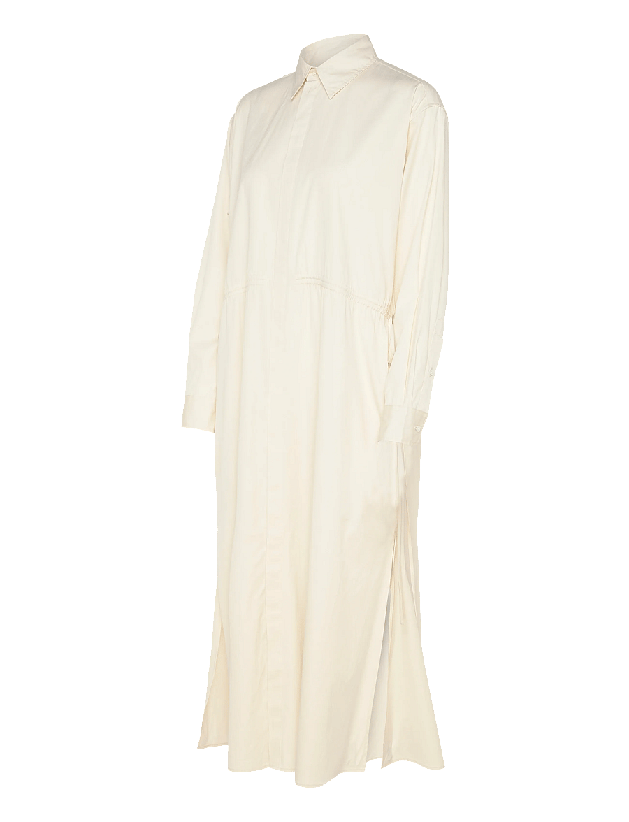 Polo Ralph Lauren - Cotton Drawcord Shirtdress - midi-kleider - authentic cream - 3