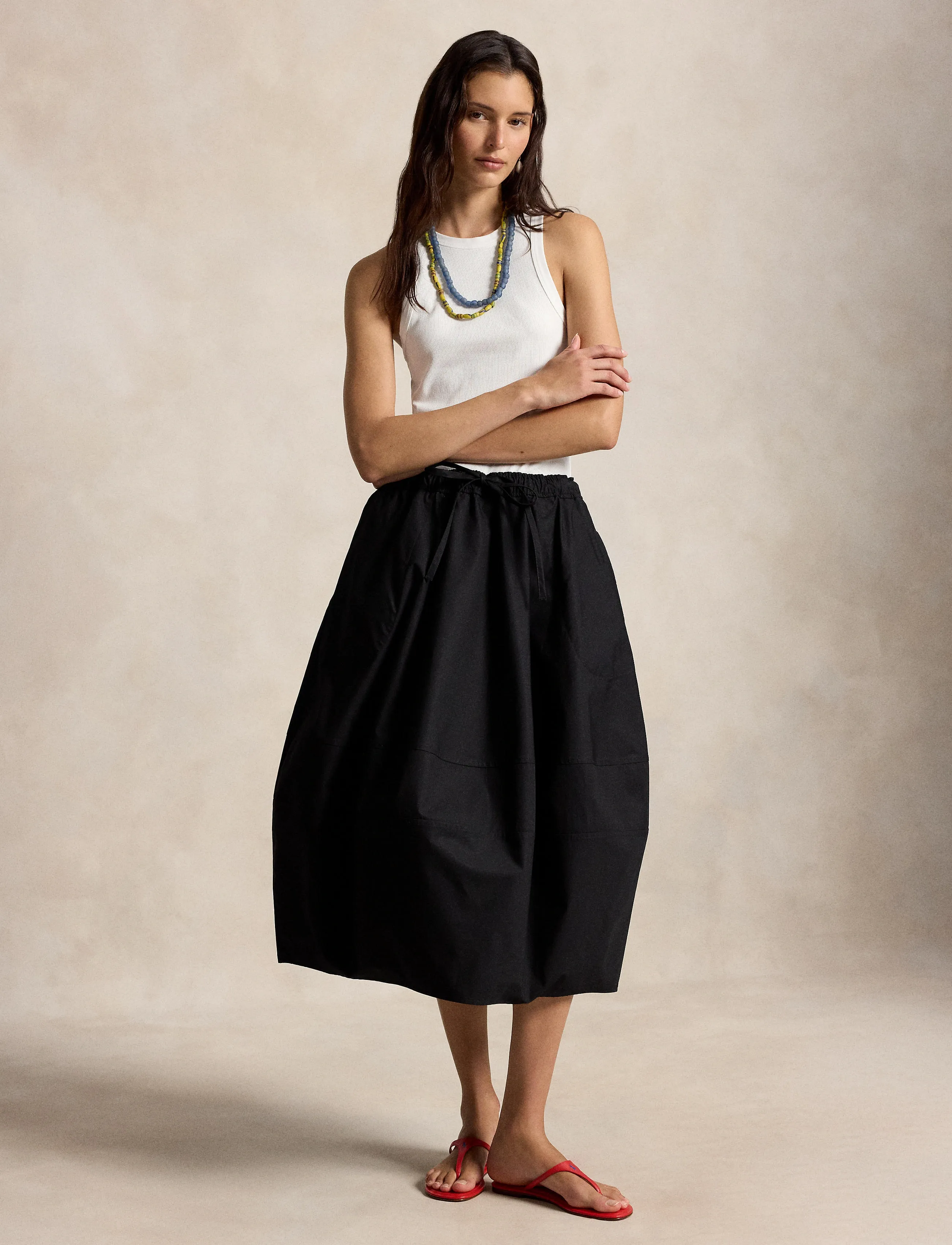 Polo Ralph Lauren - COTTON POPLIN-WVN-SKIRT - polo black - 3