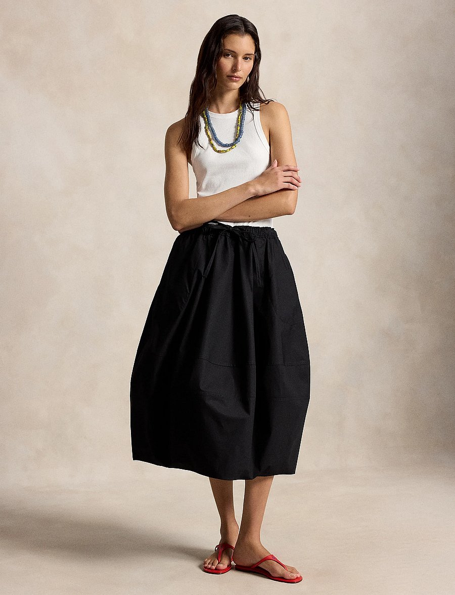 Polo Ralph Lauren - COTTON POPLIN-WVN-SKIRT - polo black - 3