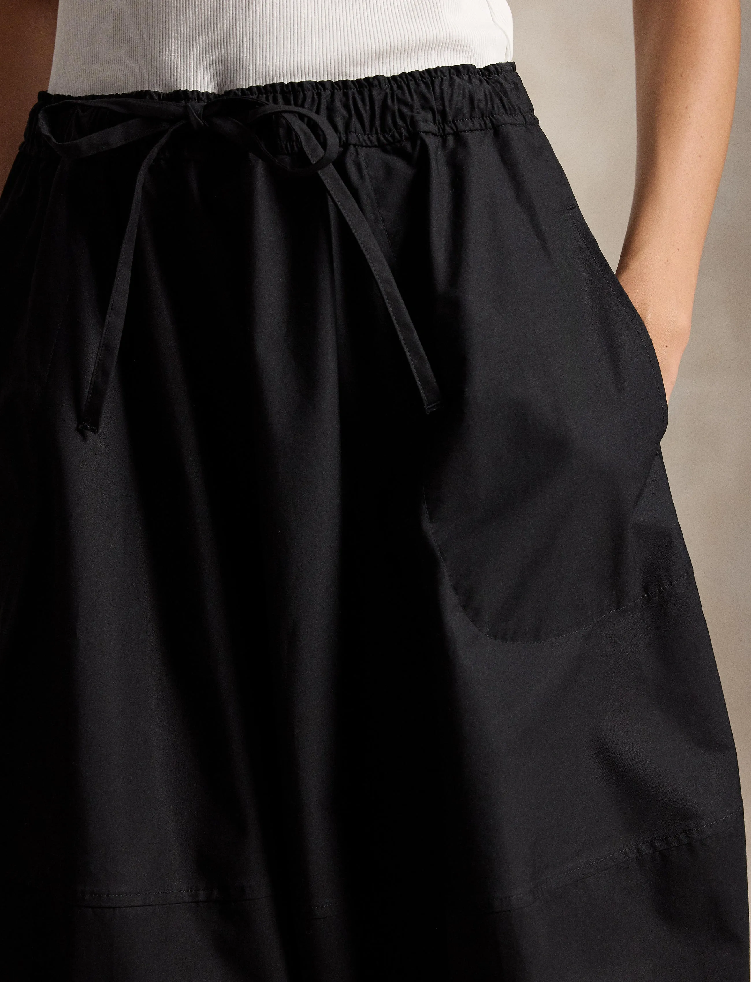 Polo Ralph Lauren - COTTON POPLIN-WVN-SKIRT - polo black - 4