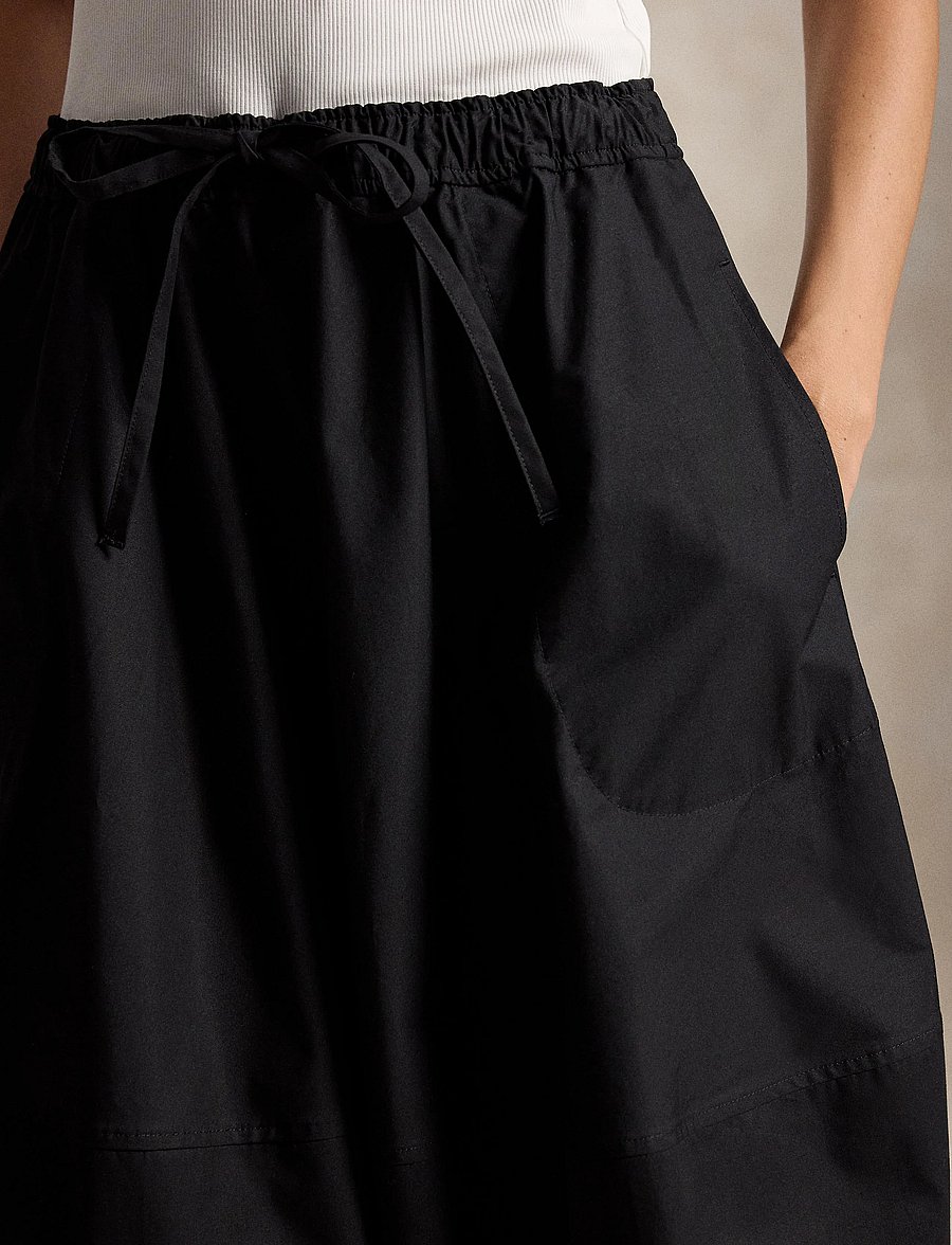 Polo Ralph Lauren - COTTON POPLIN-WVN-SKIRT - polo black - 4