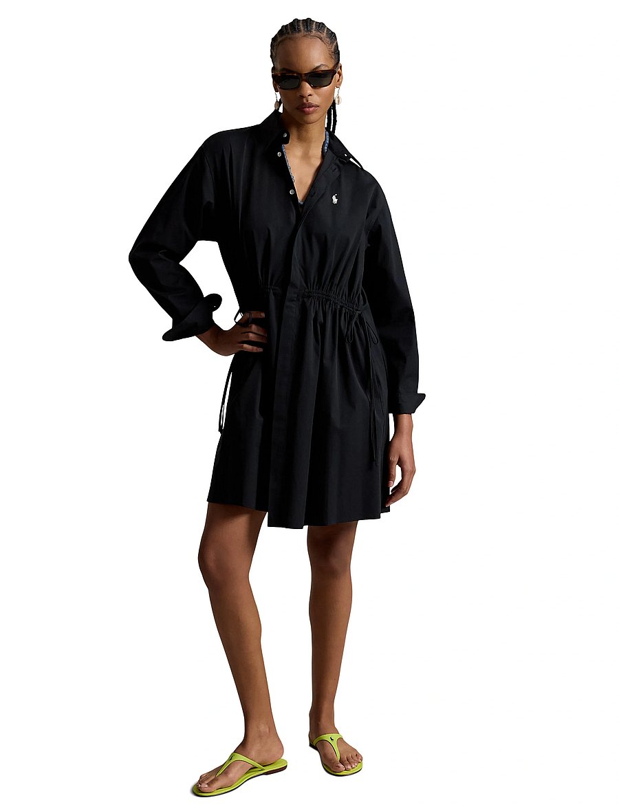 Polo Ralph Lauren - 80/2 MW CTN PW-WVN-DRESSES - särkkleidid - polo black - 5