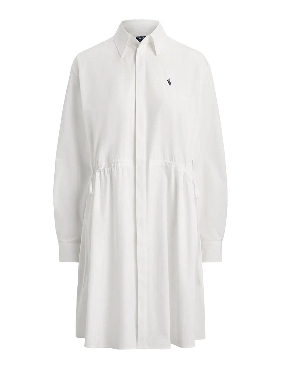 Polo Ralph Lauren - 80/2 MW CTN PW-WVN-DRESSES - hemdkleider - white - 1