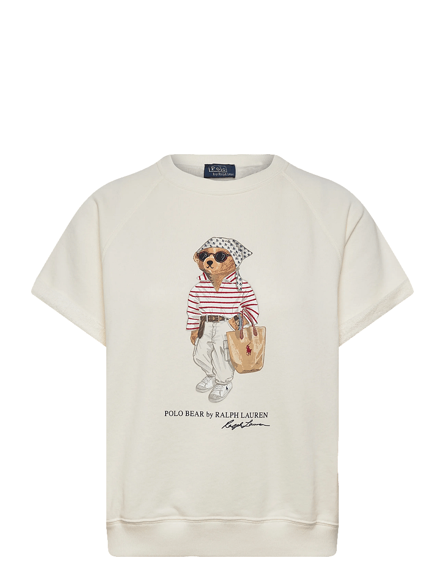 Polo Ralph Lauren - ISLAND FLEECE-KNT-SWEATSHIRT - sportiska stila džemperi un džemperi ar kapuci - warm white - 0
