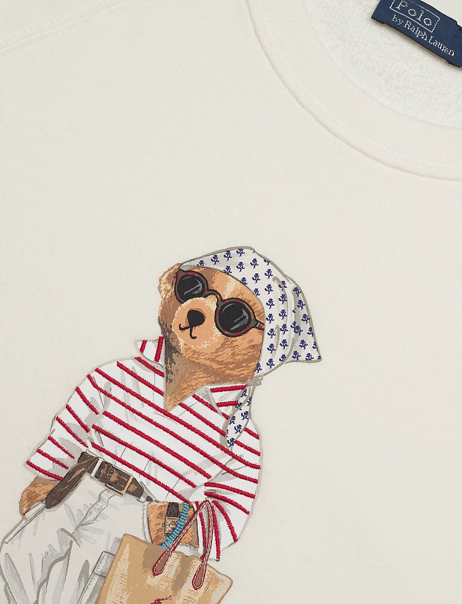Polo Ralph Lauren - ISLAND FLEECE-KNT-SWEATSHIRT - sportiska stila džemperi un džemperi ar kapuci - warm white - 2