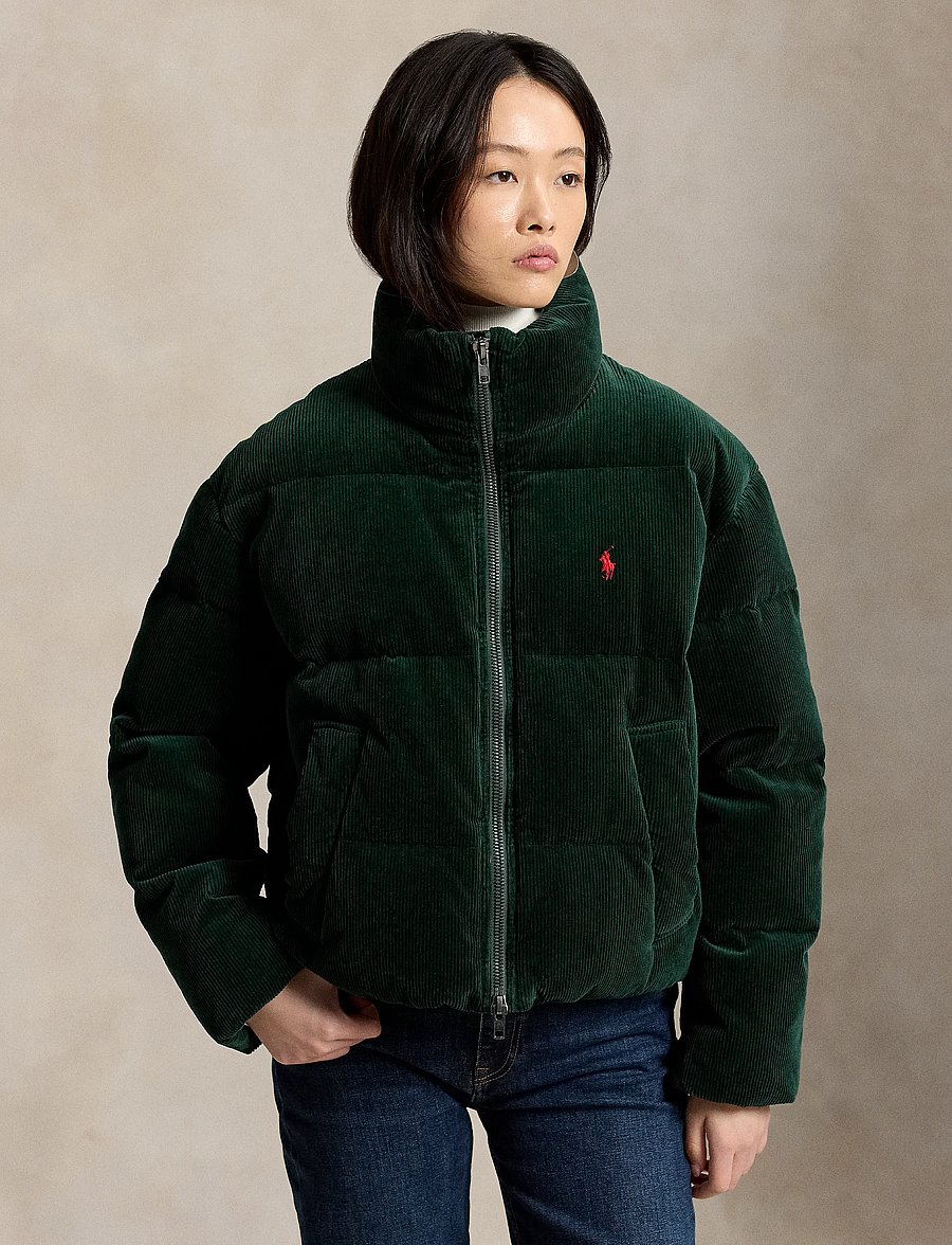 Polo Ralph Lauren - Corduroy Down Puffer Jacket - winterjacken - northwest pine - 1