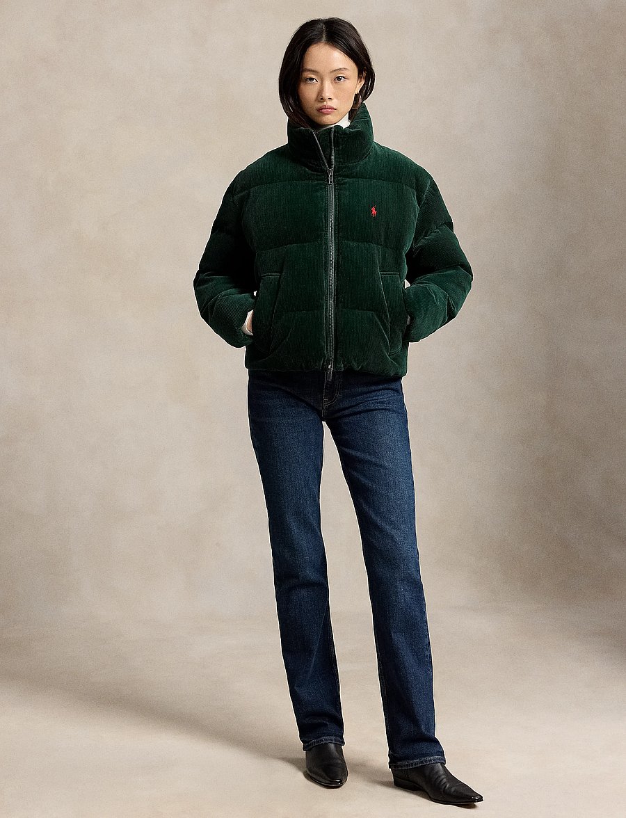 Polo Ralph Lauren - Corduroy Down Puffer Jacket - winterjacken - northwest pine - 5