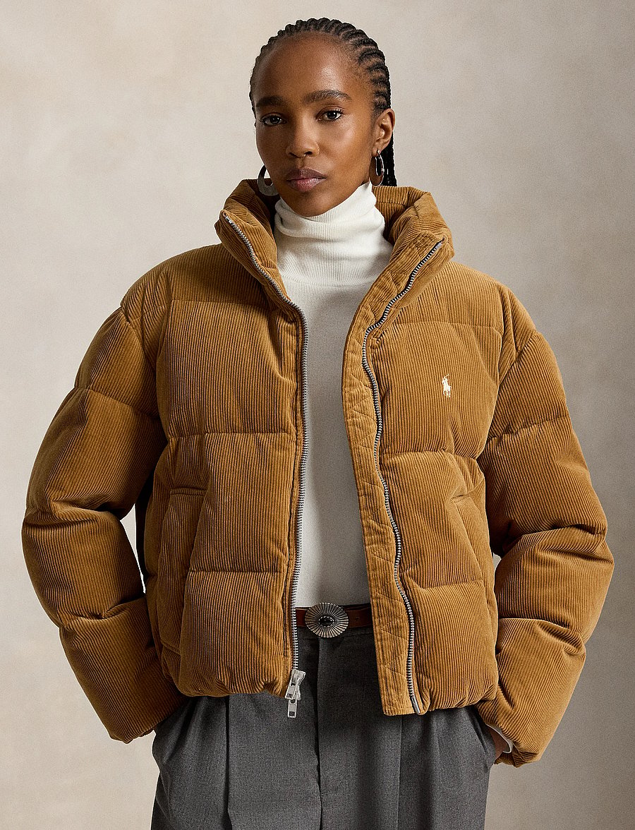 Polo Ralph Lauren - 10 WALE STR CORD-WVN-COAT - tan - 0