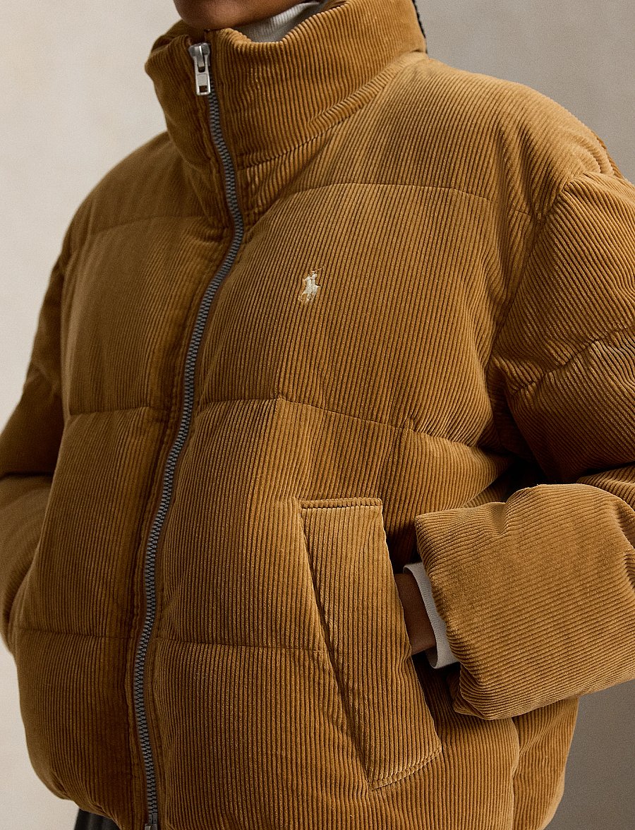 Polo Ralph Lauren - 10 WALE STR CORD-WVN-COAT - tan - 4