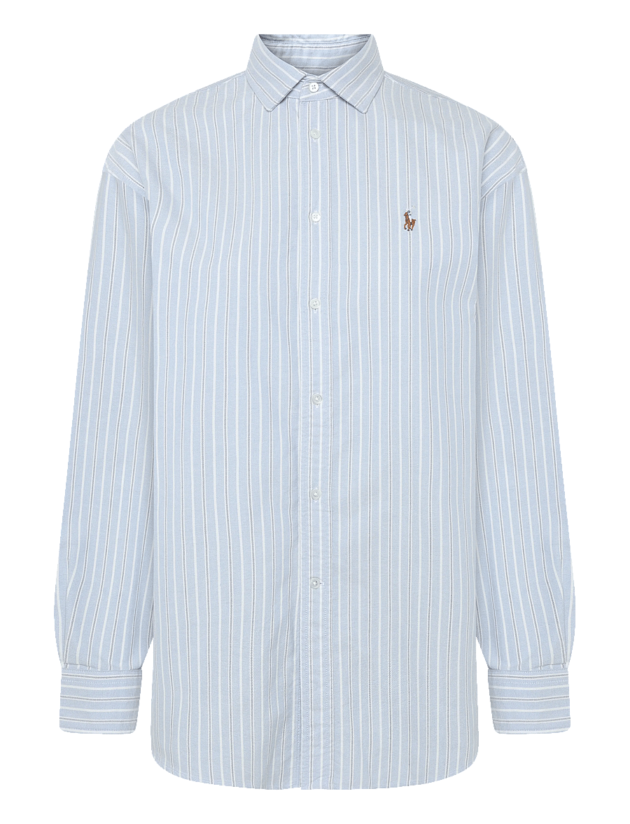 Polo Ralph Lauren - Relaxed Fit Cotton Oxford Shirt - langärmlige hemden - 2033 blue multi - 1