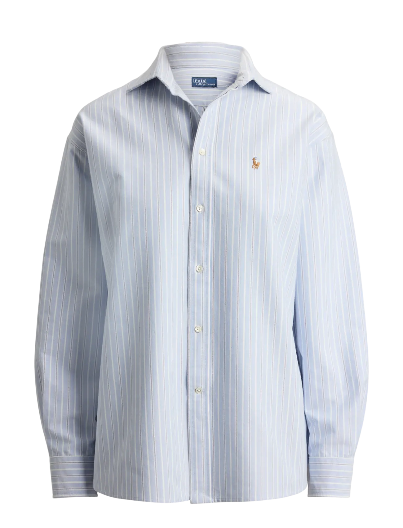 Polo Ralph Lauren Relaxed Fit Cotton Oxford Shirt - Polo Ralph Lauren - 2033 BLUE MULTI / blue