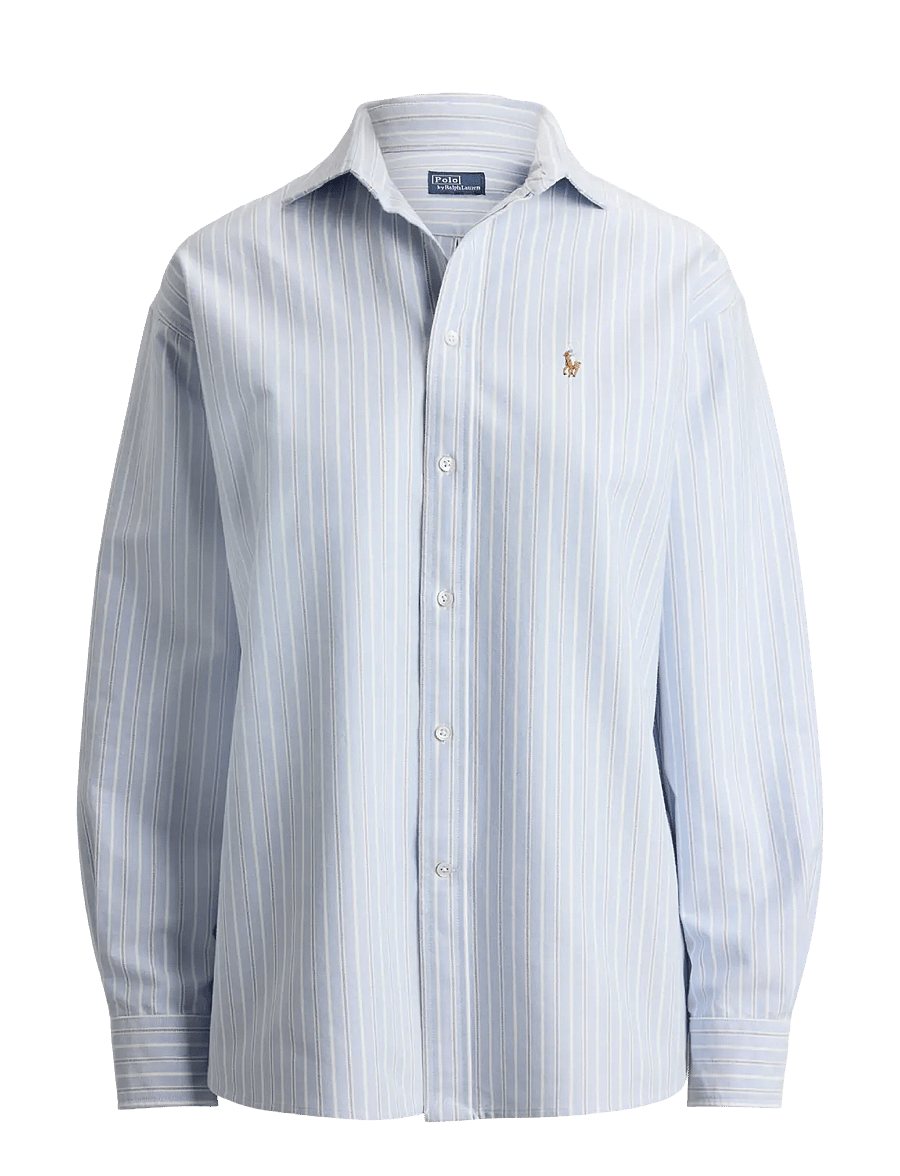 Polo Ralph Lauren - Relaxed Fit Cotton Oxford Shirt - marškiniai ilgomis rankovėmis - 2033 blue multi - 1