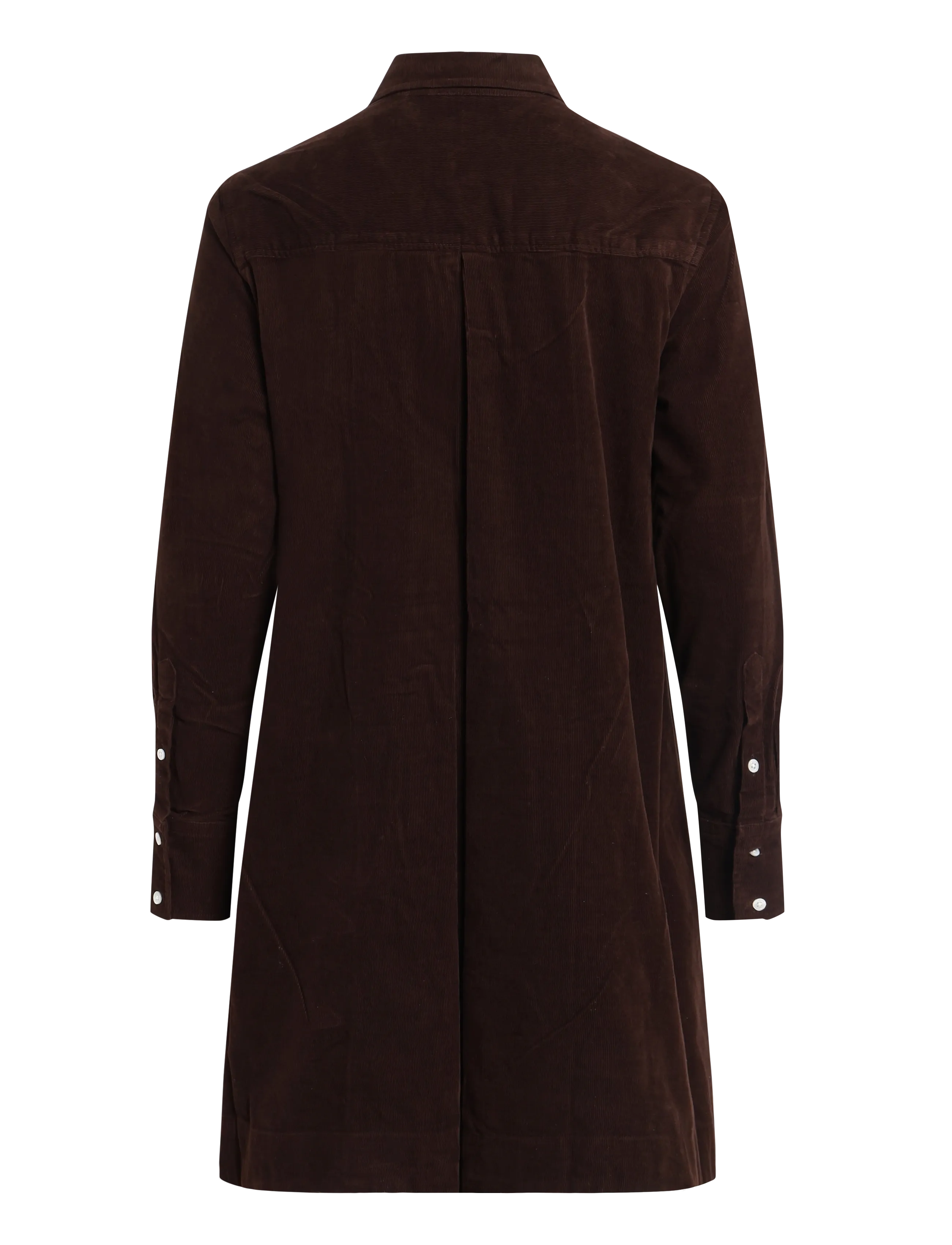 Polo Ralph Lauren - Corduroy Pleated Shirtdress - dark brown - 2