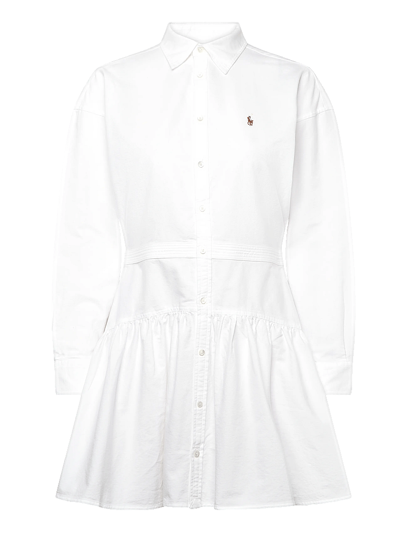 Polo Ralph Lauren - Cotton Oxford Paneled Shirtdress - bsr white - 0