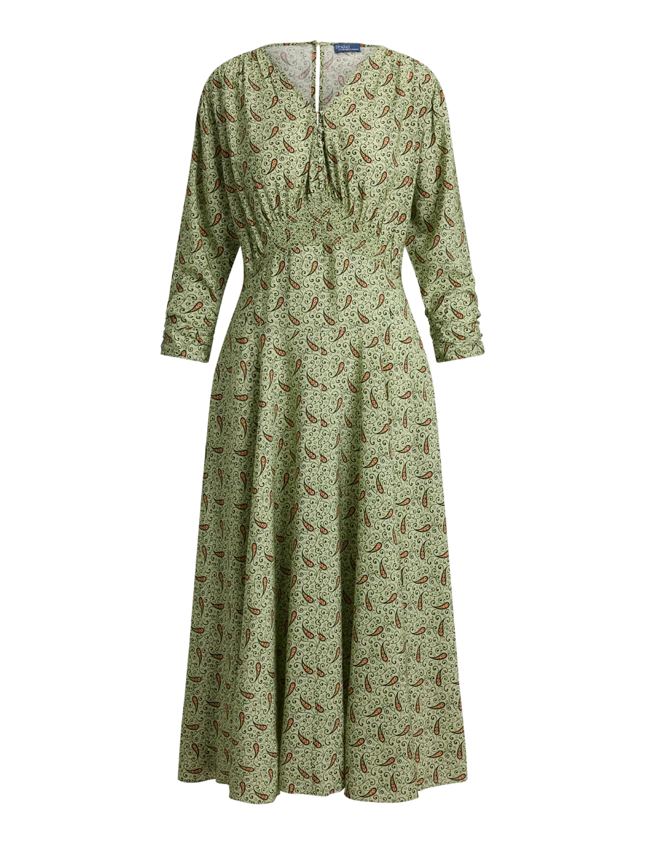 Polo Ralph Lauren - Paisley Crepe Smocked Dress - maxi kjoler - 2045 paisley gree - 1
