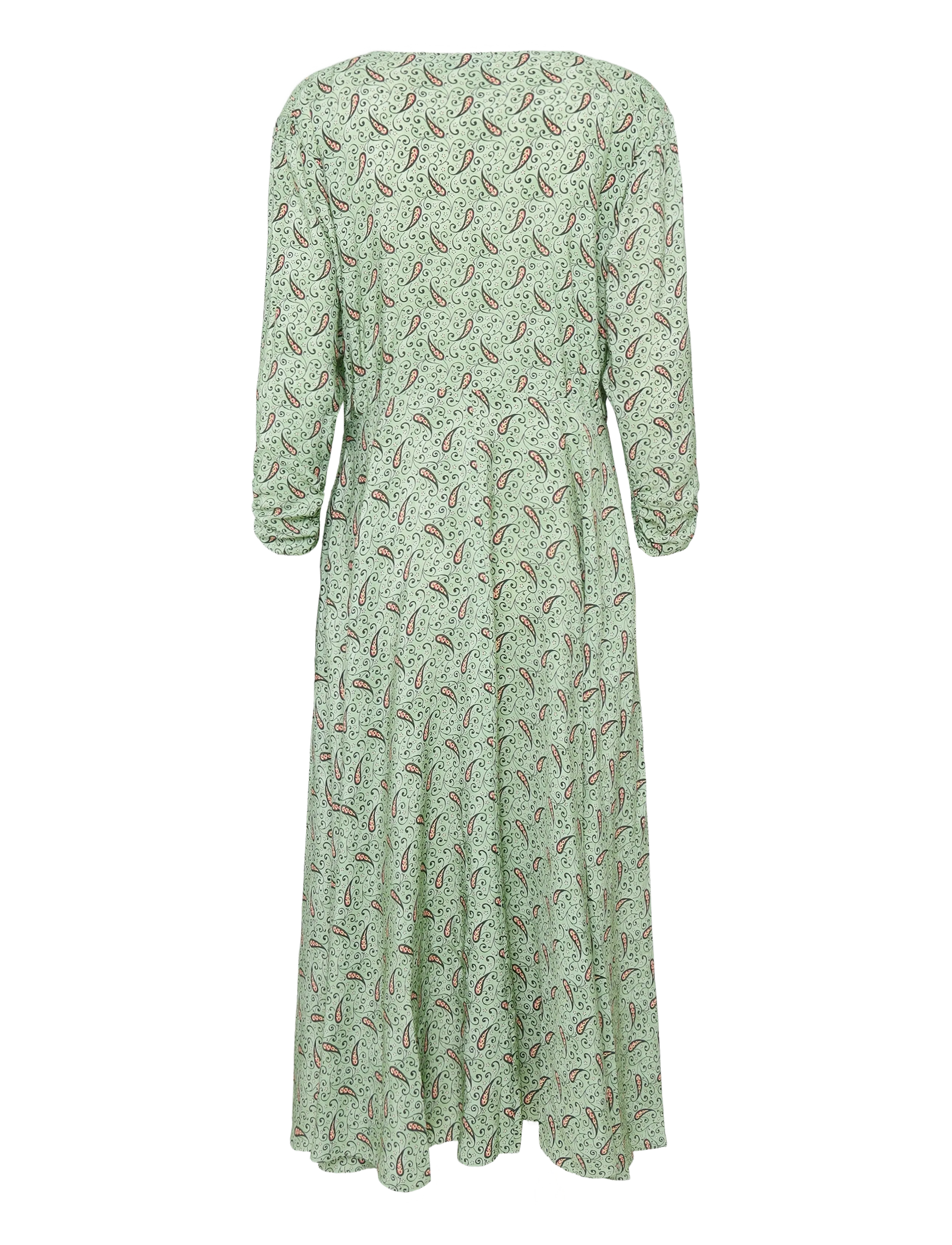 Polo Ralph Lauren - Paisley Crepe Smocked Dress - maxiklänningar - 2045 paisley gree - 2