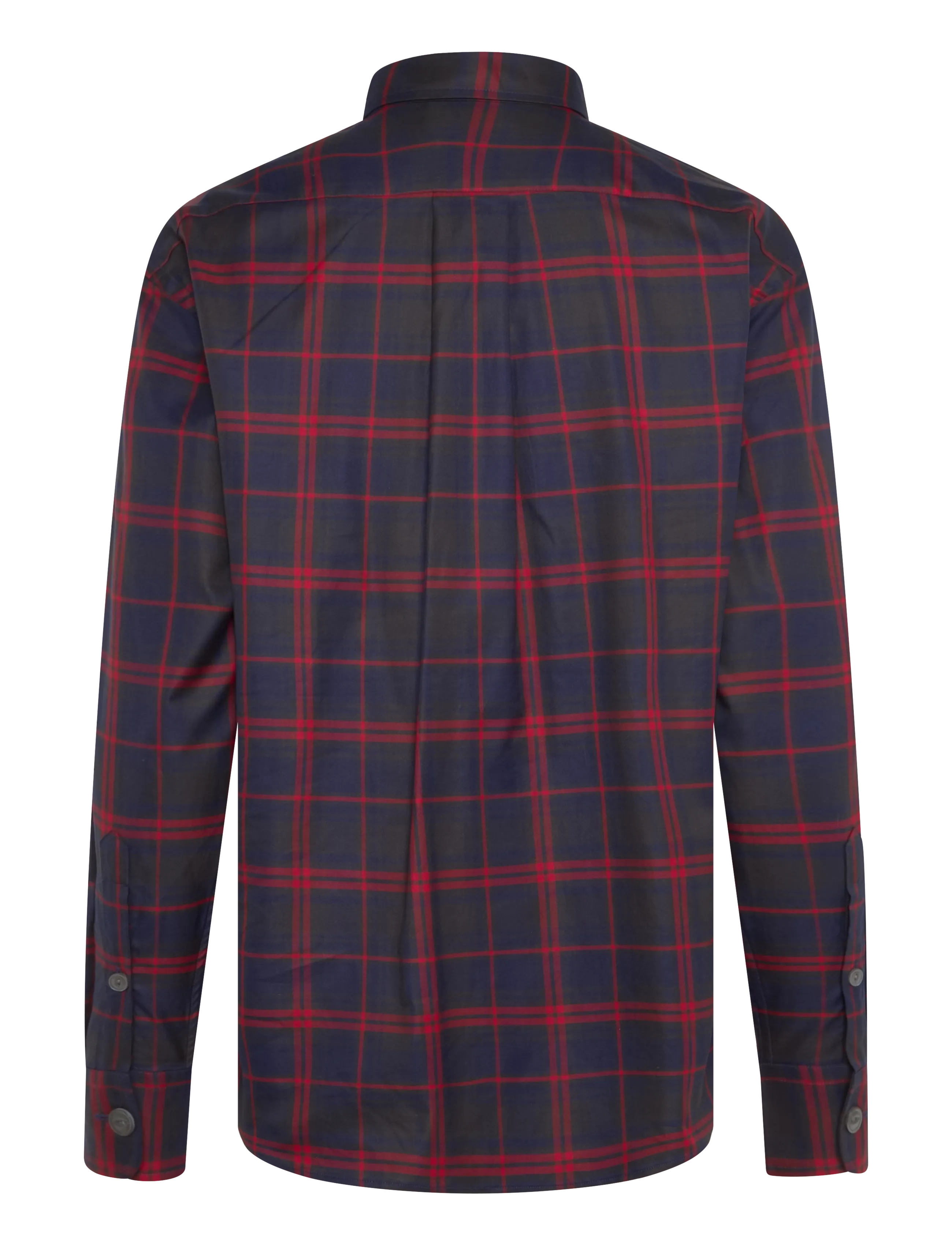 Polo Ralph Lauren - Relaxed Fit Plaid Cotton Twill Shirt - langærmede skjorter - 2073 royal-red mu - 2
