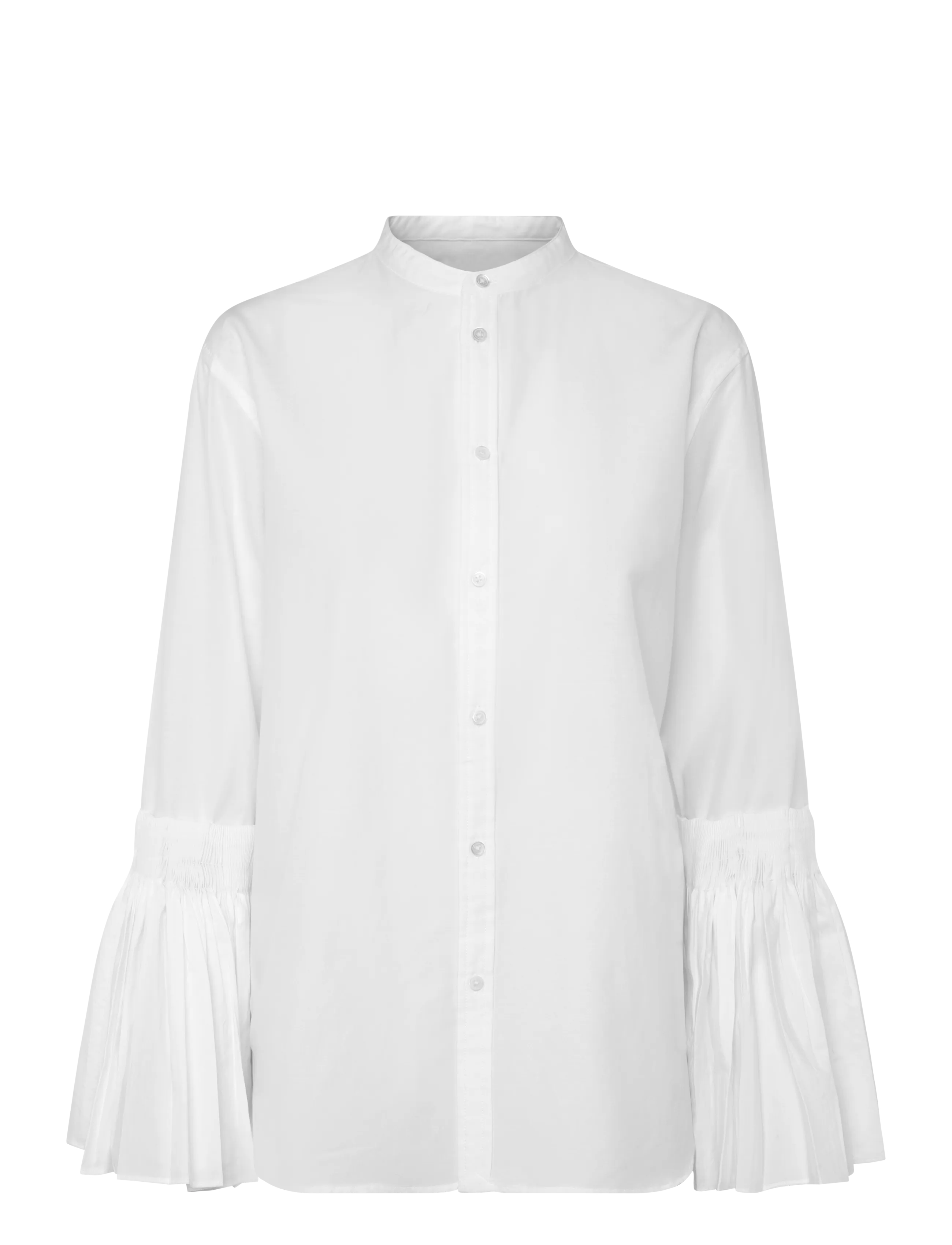 Polo Ralph Lauren Skjorta i bomull/siden med klockad ärm - Kollektioner - WHITE / white