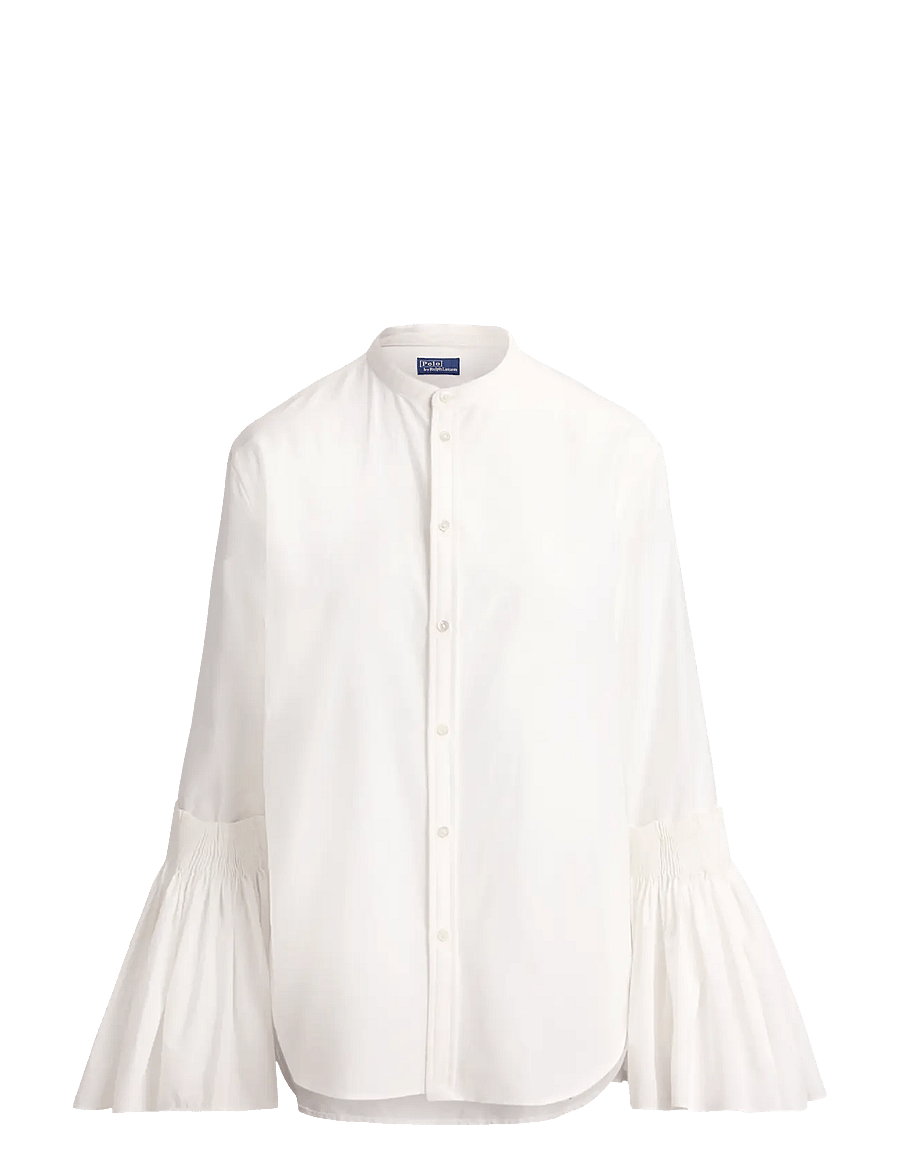 Polo Ralph Lauren - Cotton-Silk Bell-Sleeve Shirt - white - 2