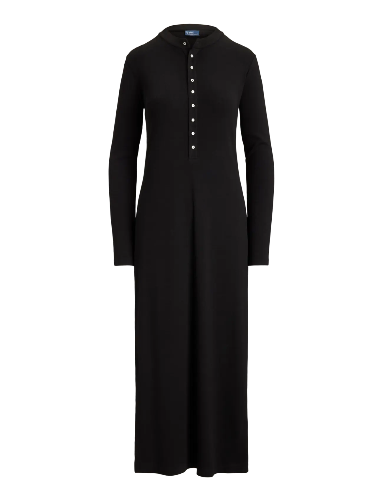 Polo Ralph Lauren - Rib-Knit Henley Dress - kootud kleidid - polo black - 1