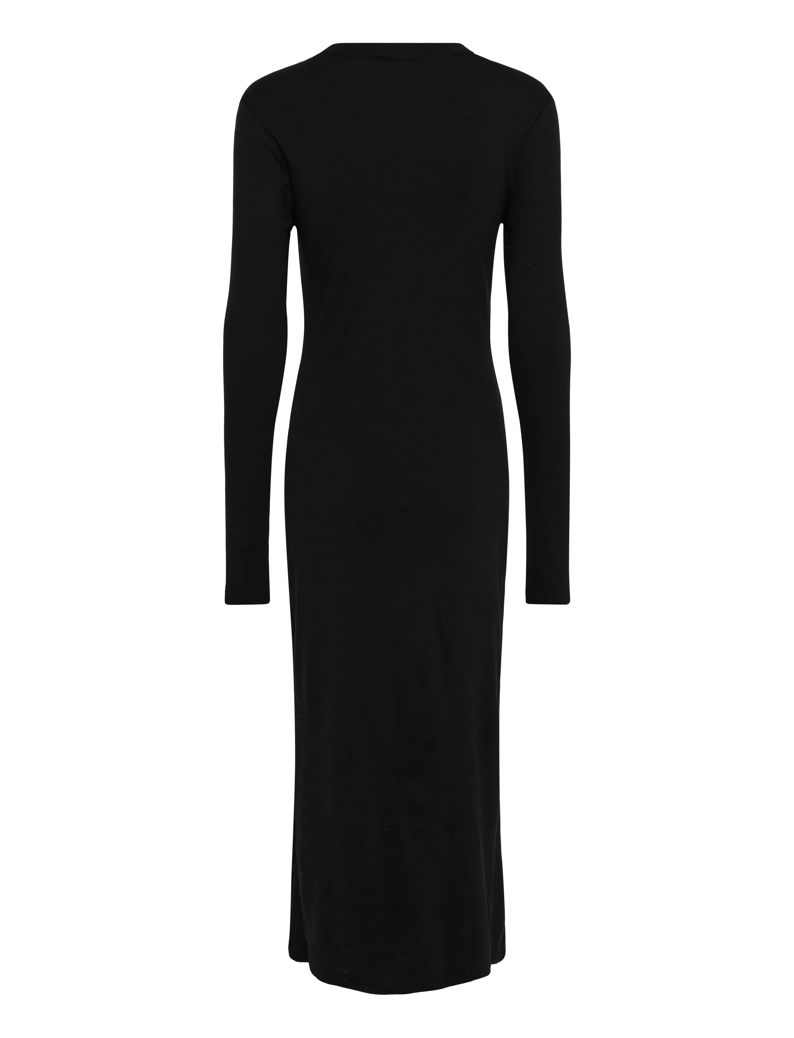 Polo Ralph Lauren - Rib-Knit Henley Dress - stickade klänningar - polo black - 2