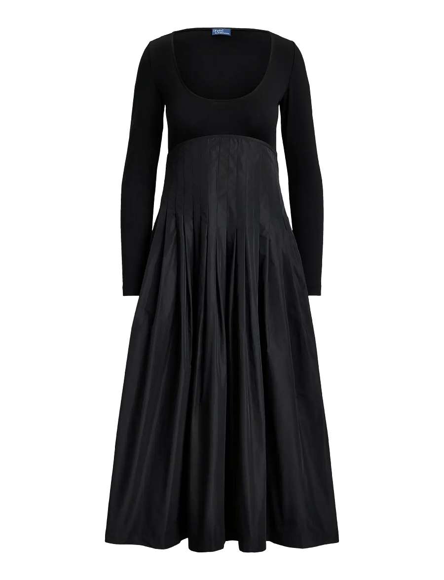 Polo Ralph Lauren - Pleated Empire Dress - midikleider - polo black - 2